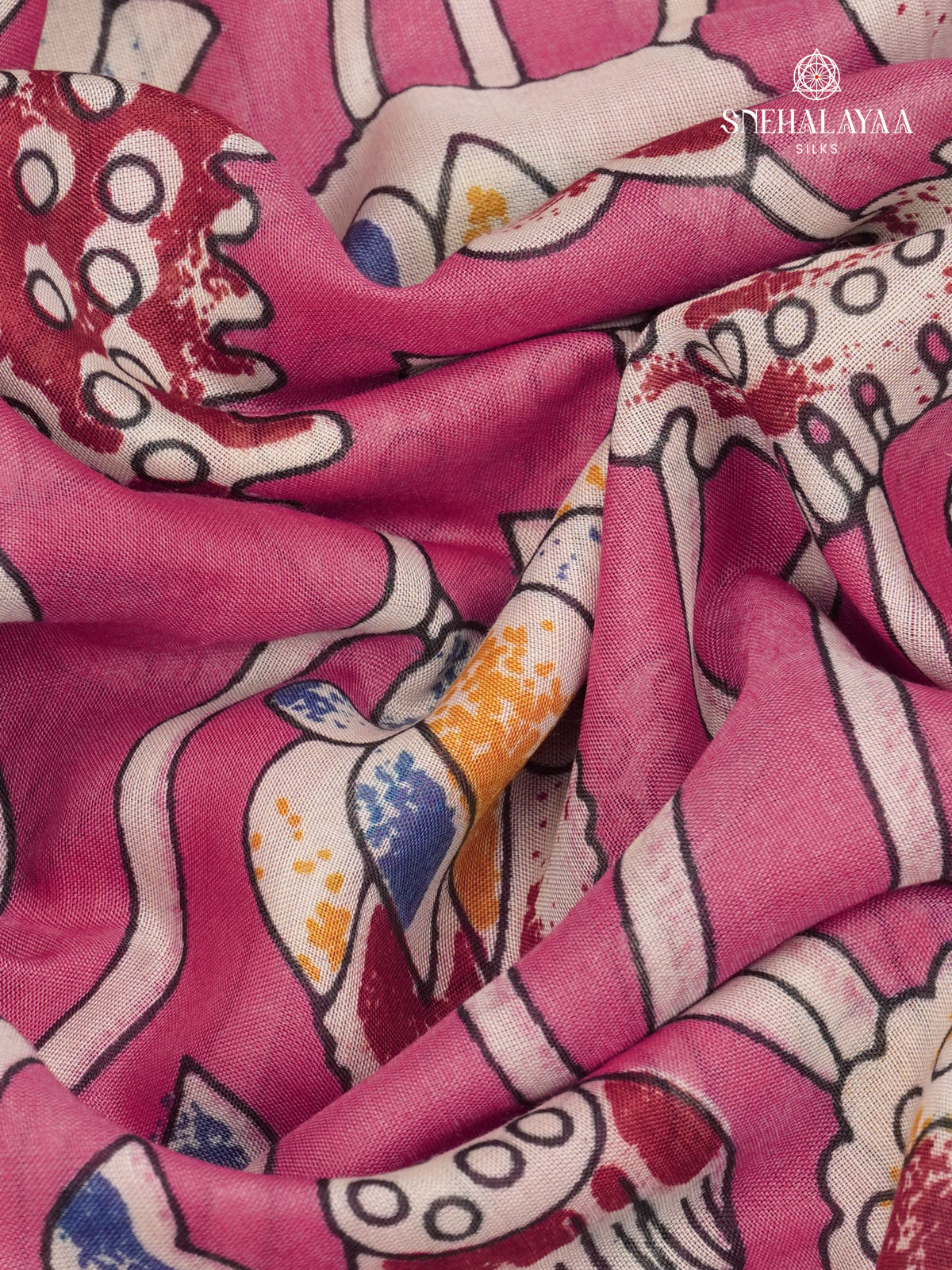 Pink Dola Silk Saree