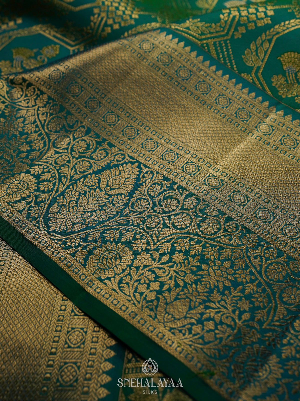 Green Kanjivaram Silk Saree