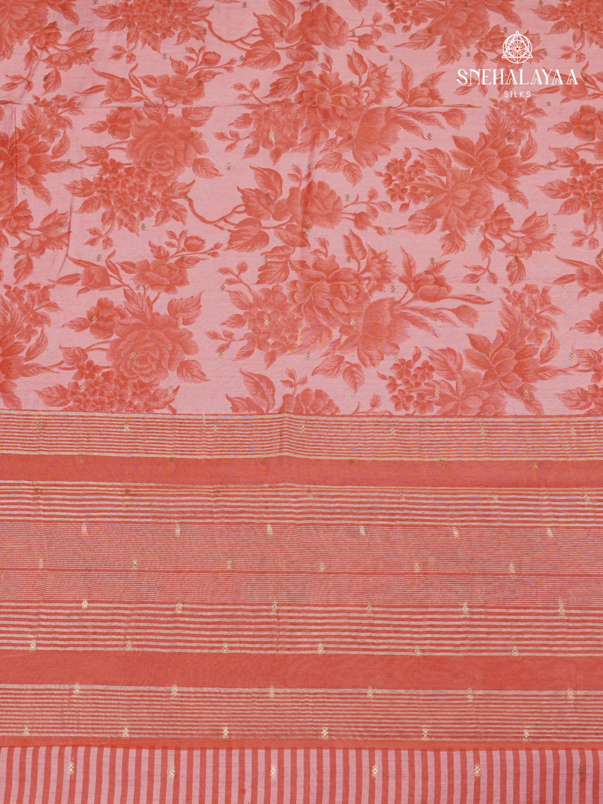 Pale Pink Chanderi Saree