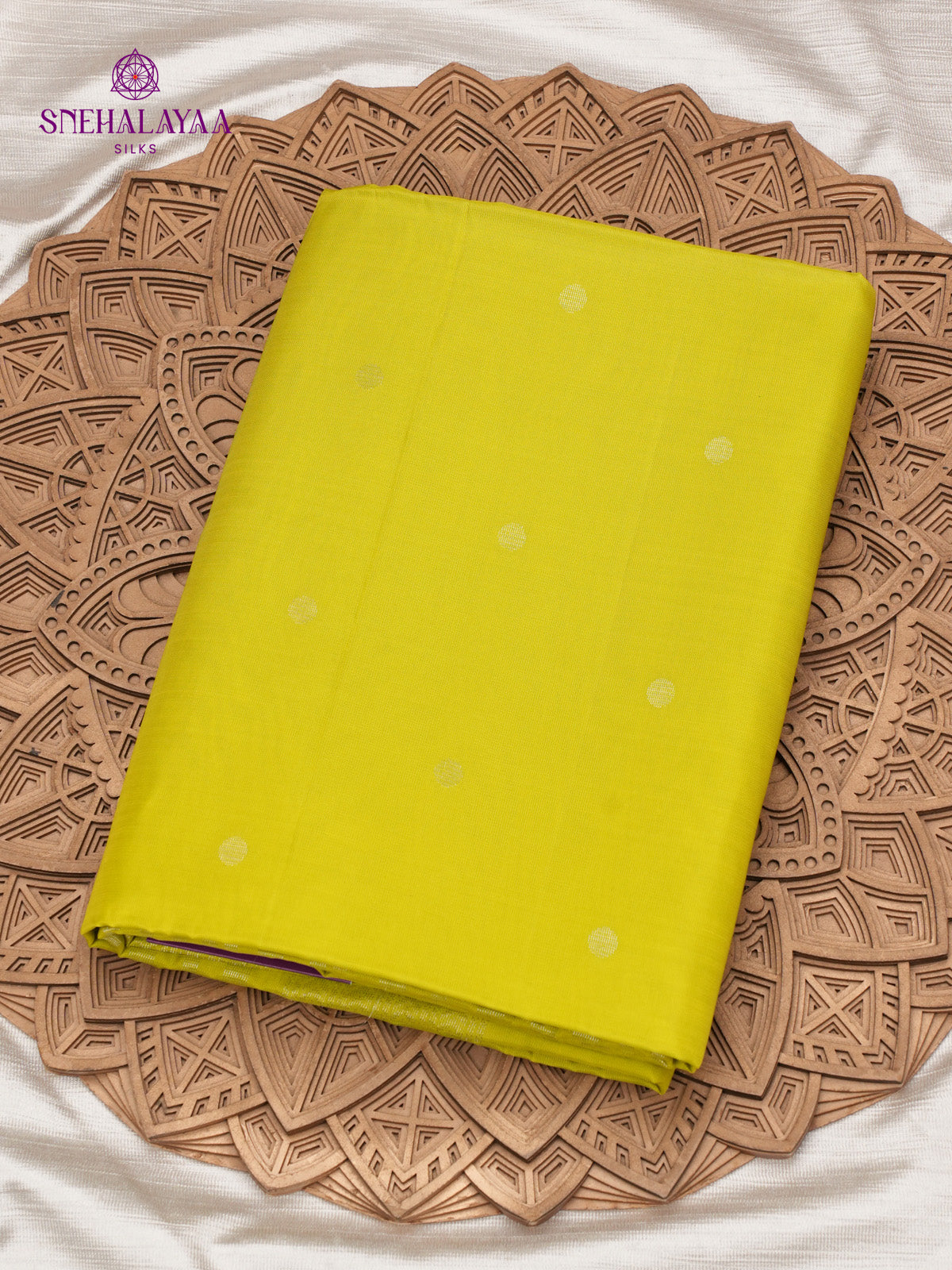 Mustard Yellow Kanjivaram Silk Saree