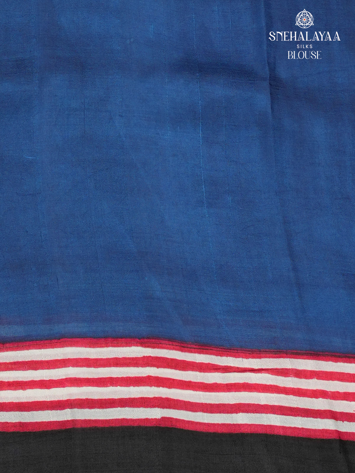 Blue Pure Tussar Silk Saree