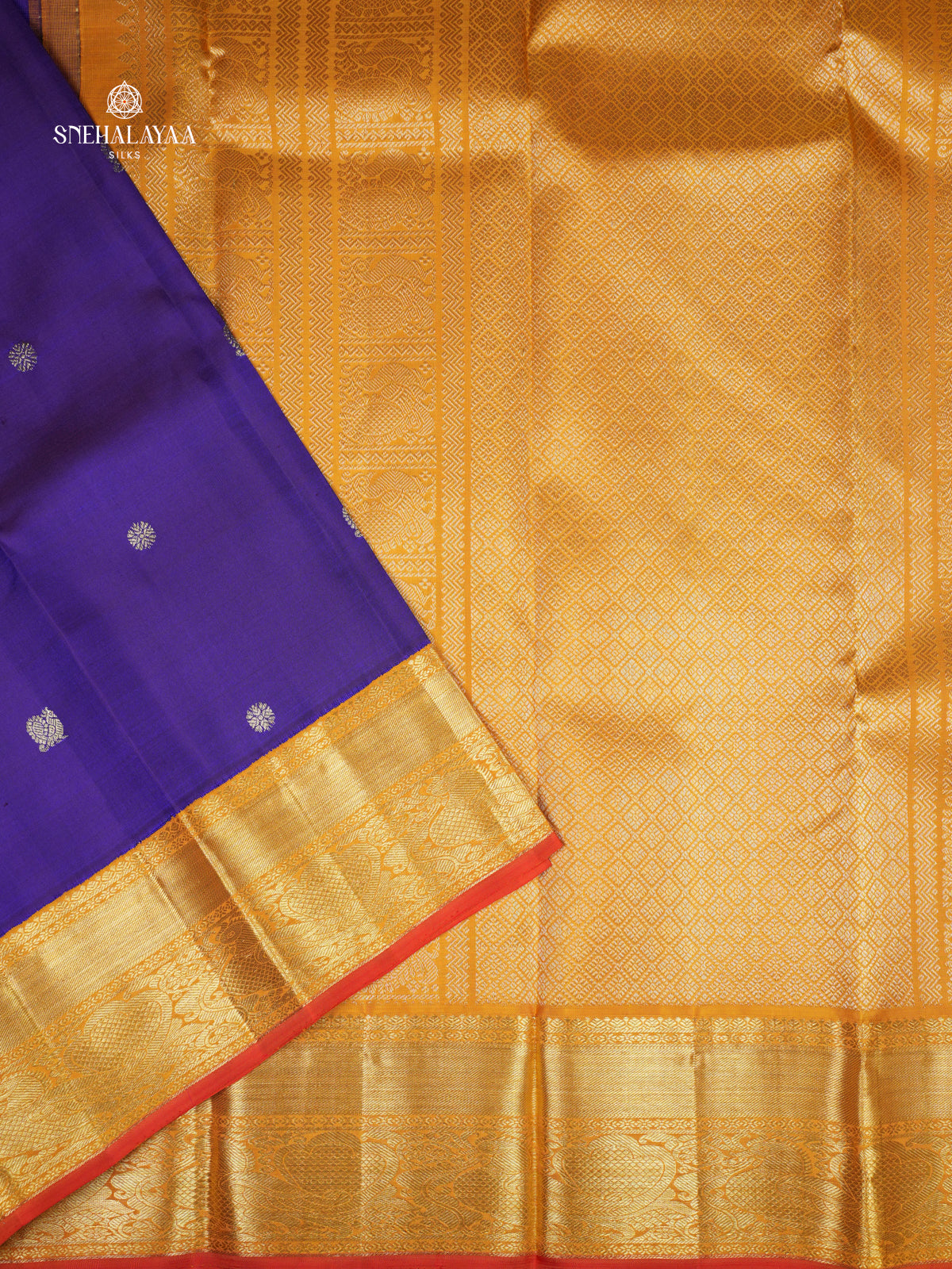 Royal Blue Kanjivaram Silk Saree