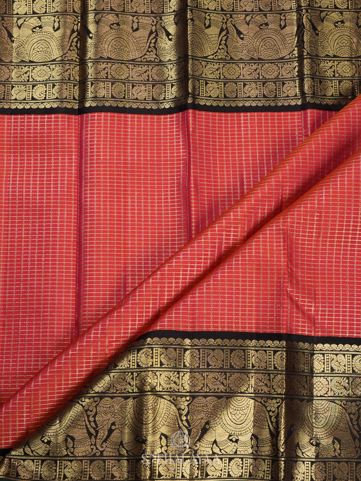 Red Kanjivaram Silk Saree