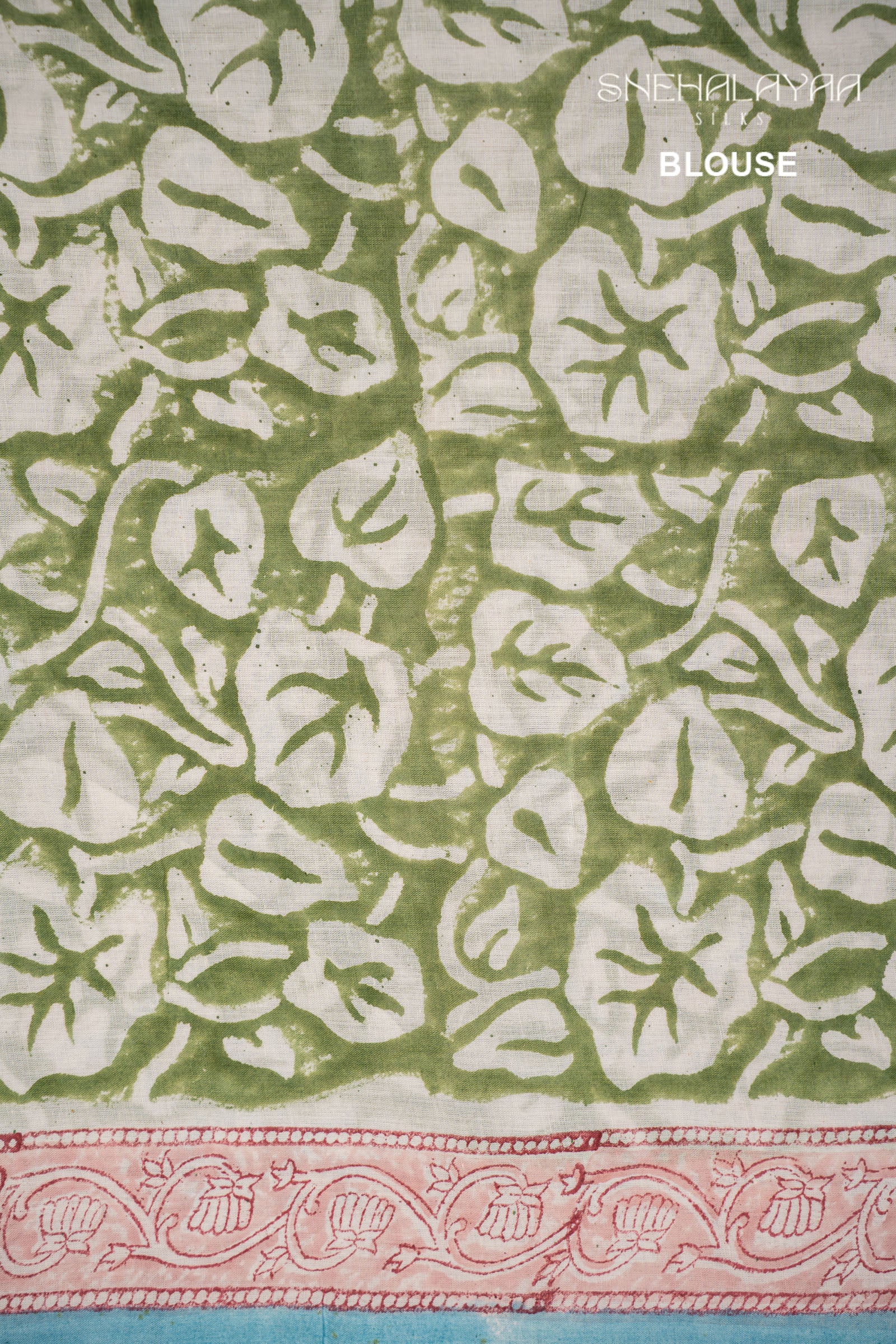 Off White Jaipur Cotton Saree