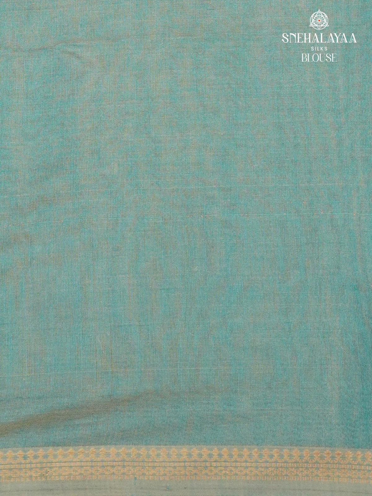 Sea Green Maheshwari Silk Cotton Saree