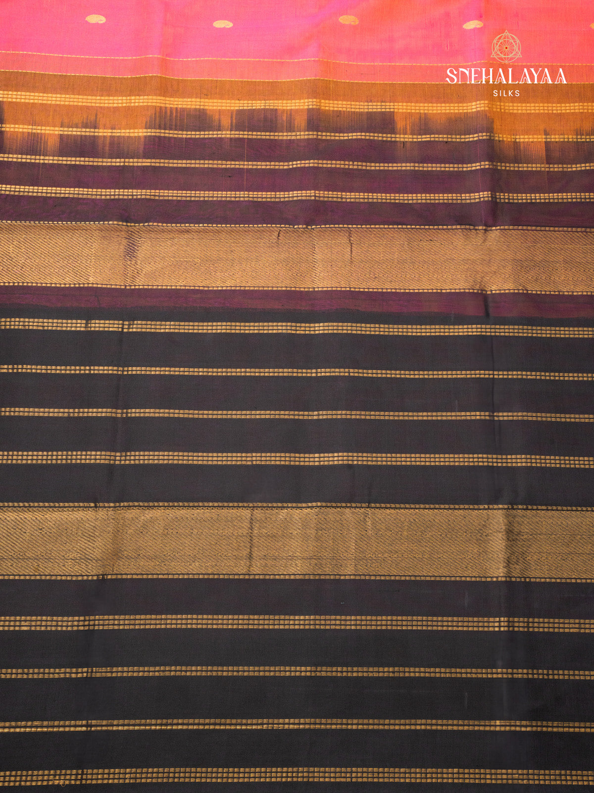 Pink Kanchi Silk Cotton Saree