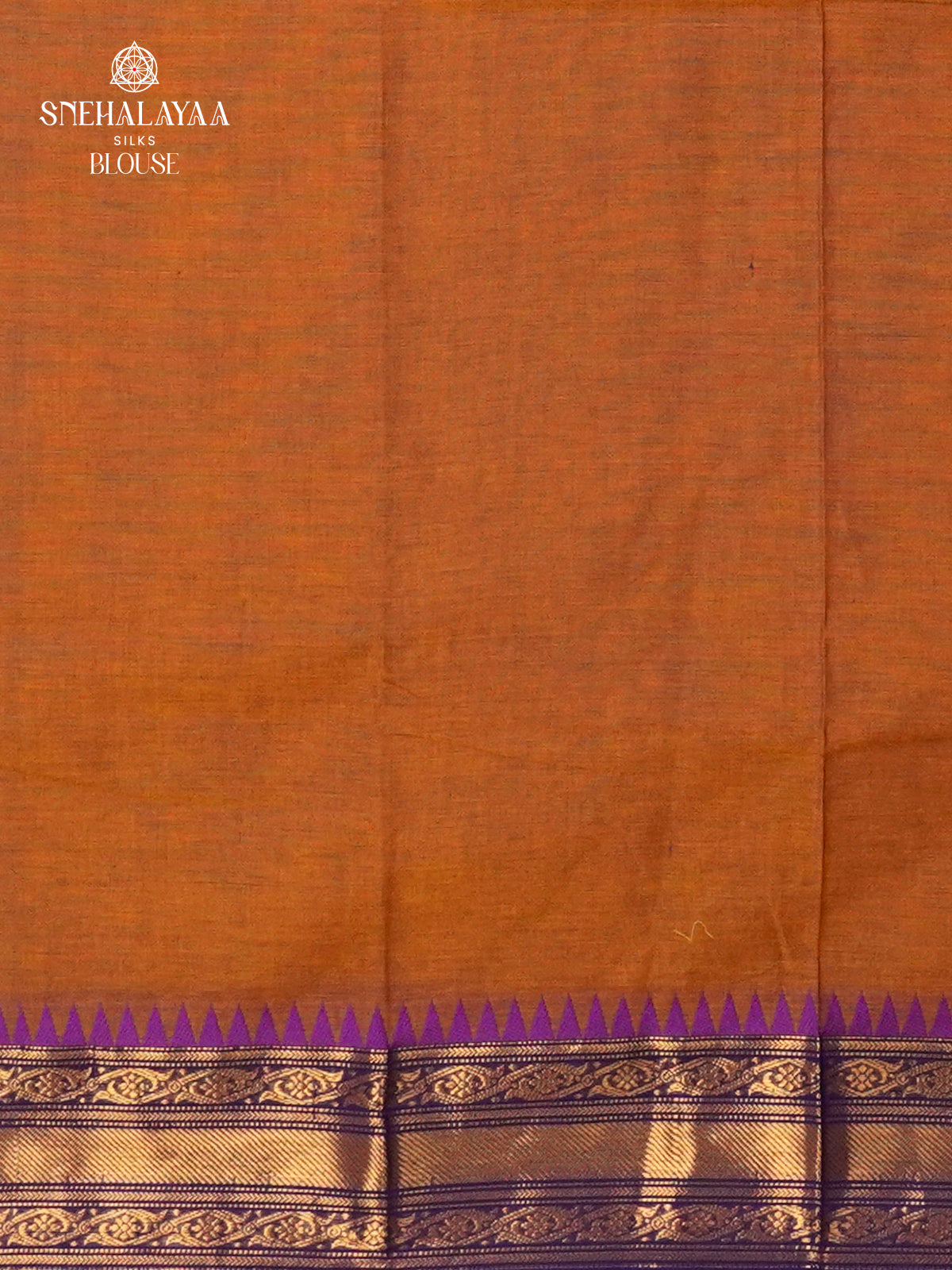 Brown Chettinad Cotton Saree
