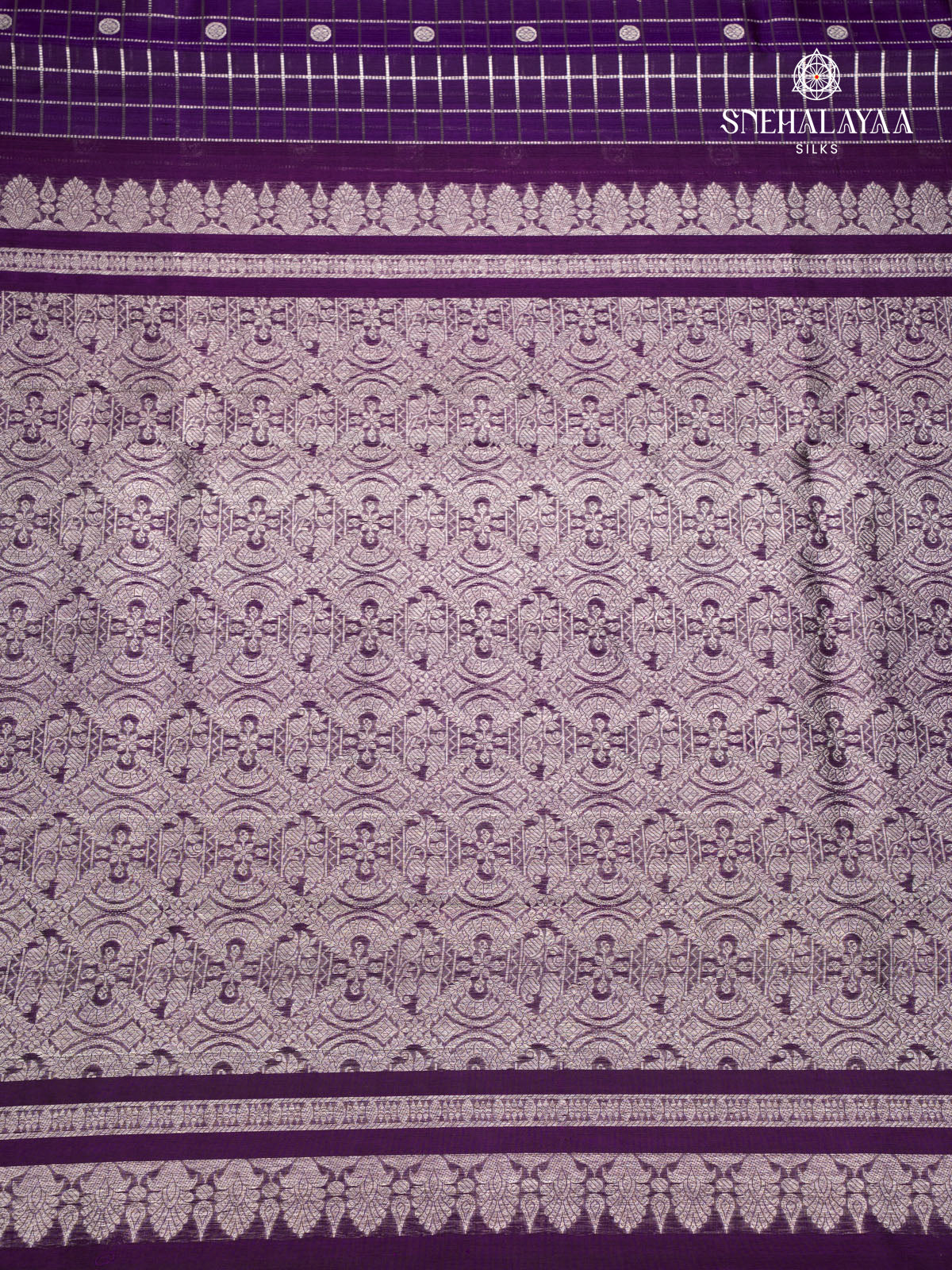 Violet Venkatagiri Silk Saree