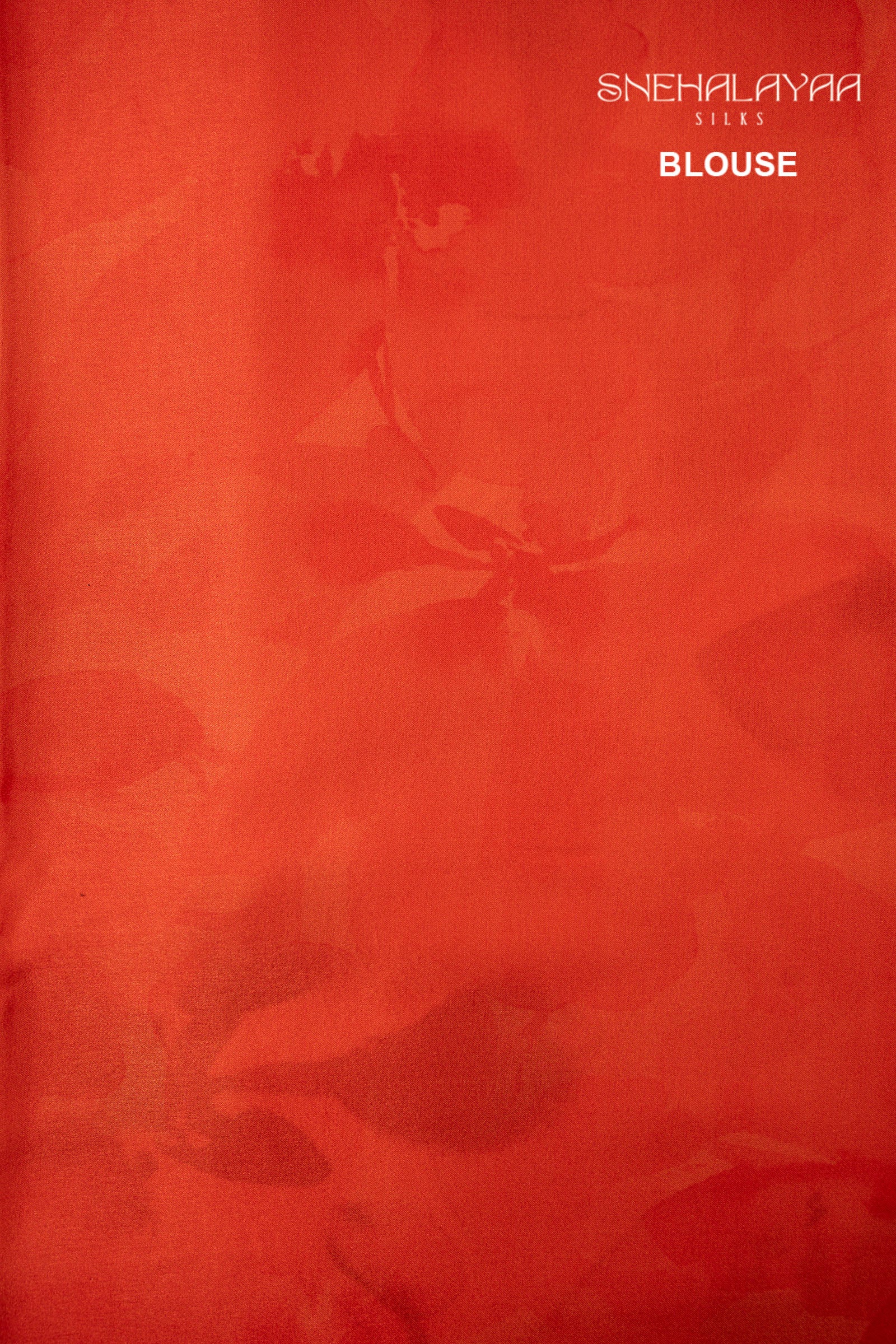 Red Satin Crepe Saree