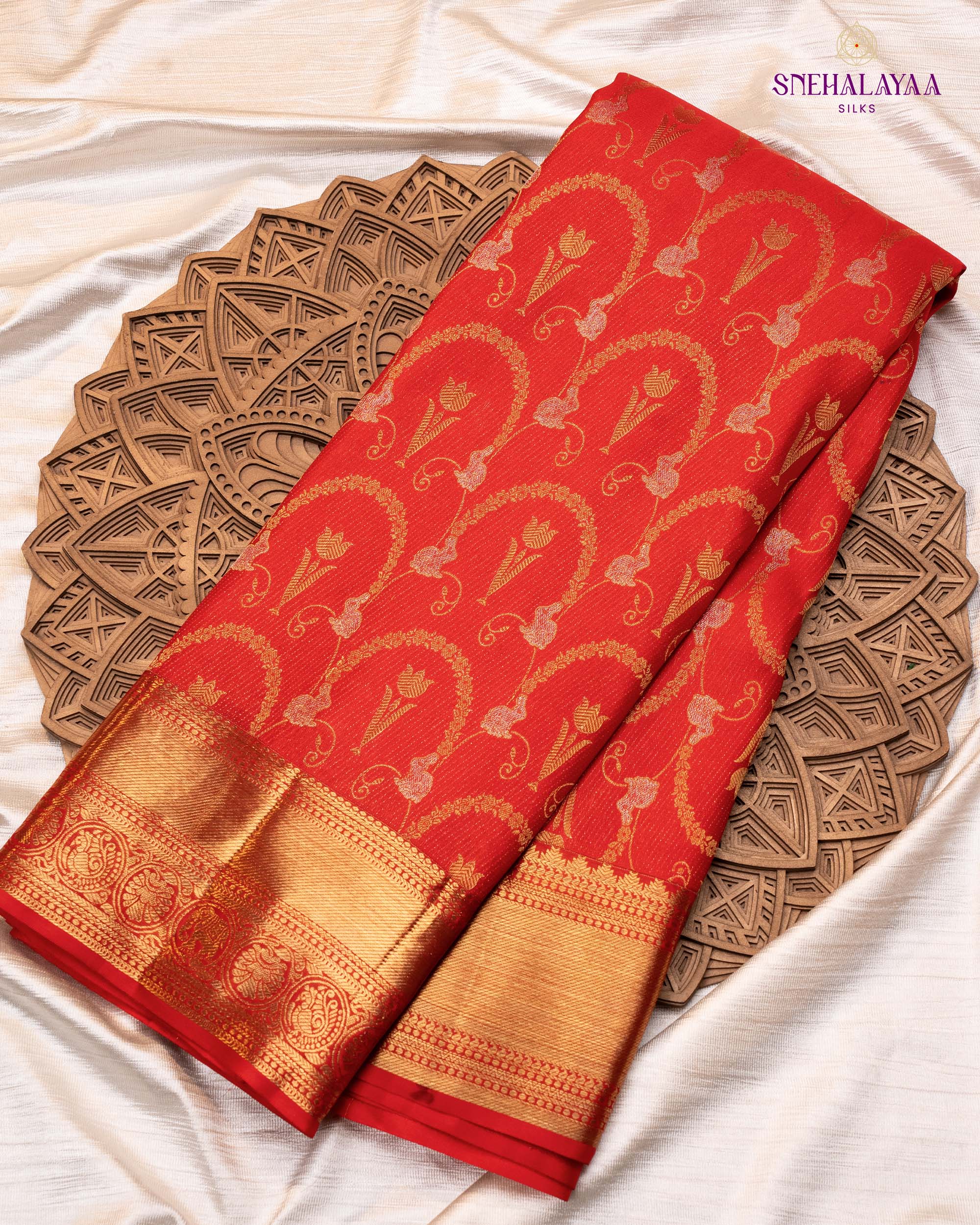 Red Kanjivaram Silk
