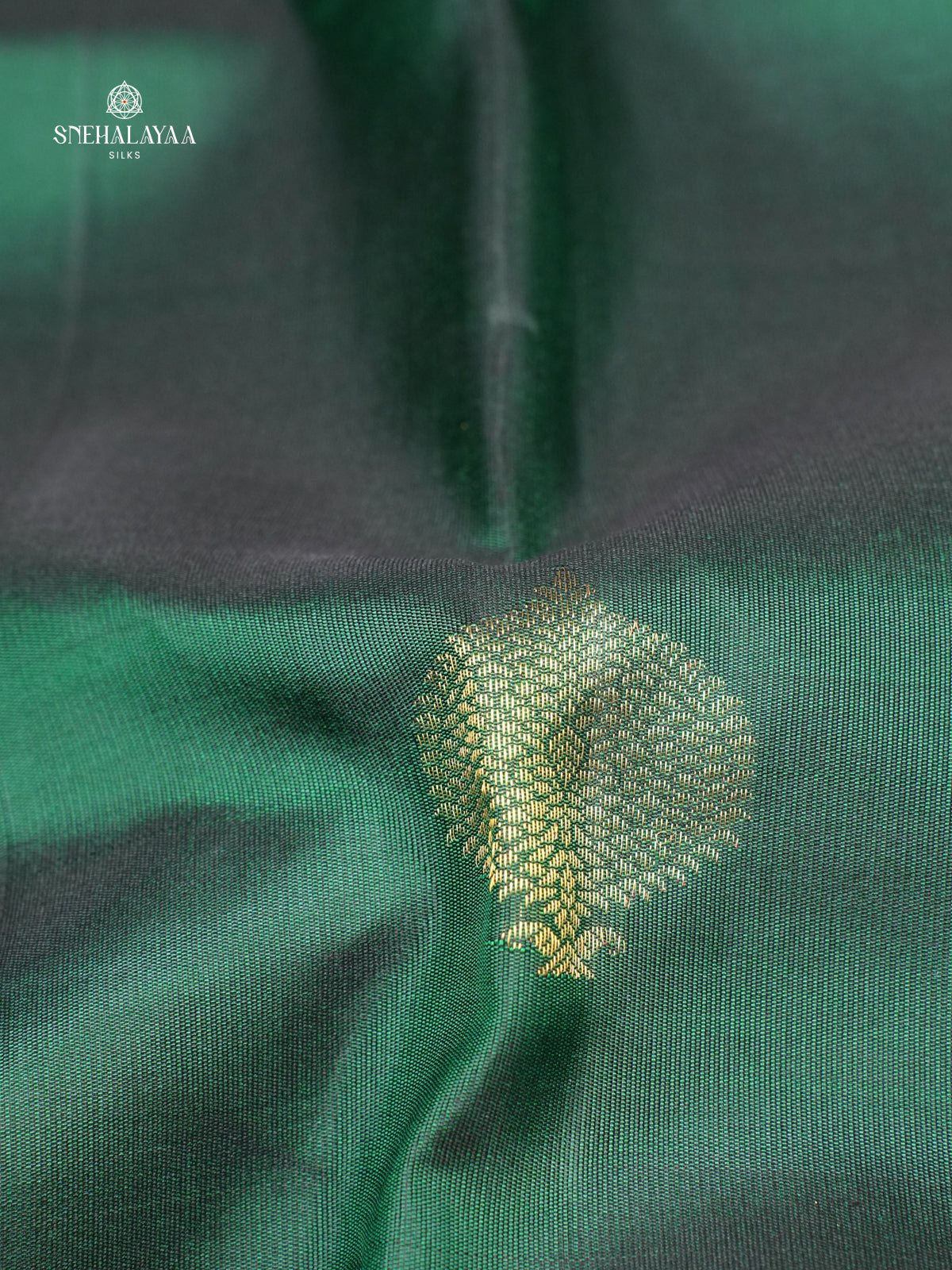 Emerald Green Kanjivaram Silk Saree