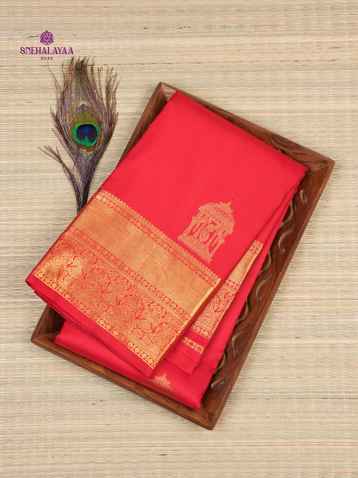 Red Kanjivaram Silk Saree