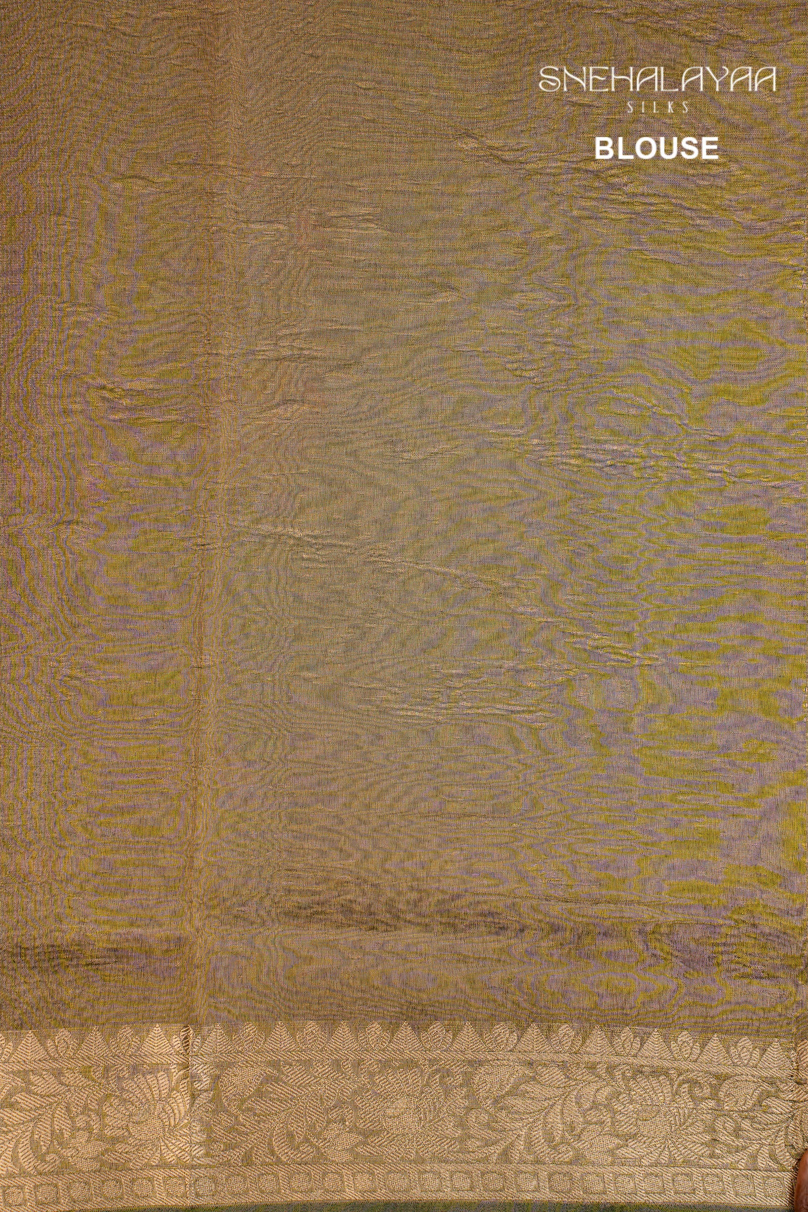 Sage Green Crush Tissue Saree