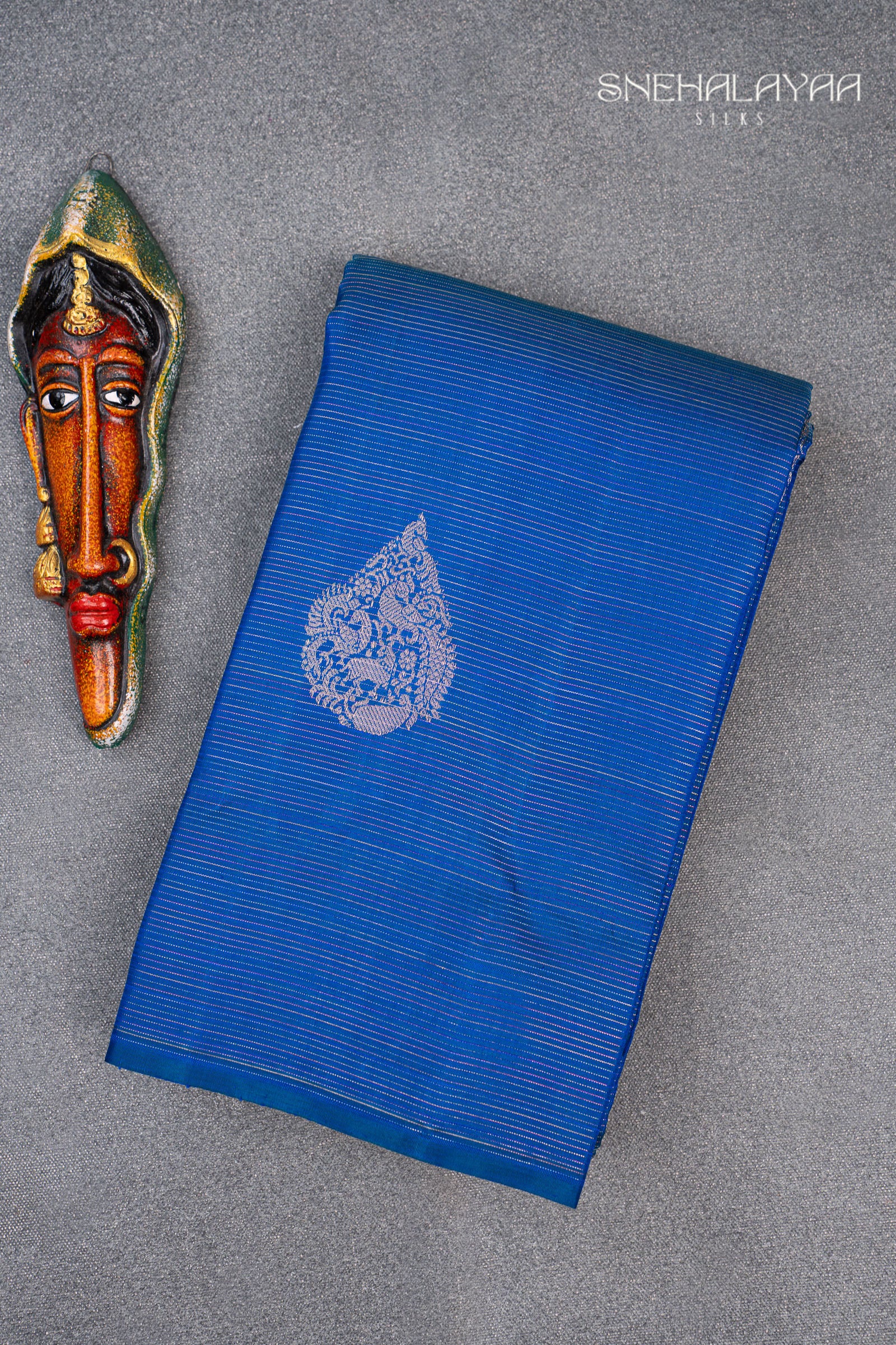 Blue Silk Saree