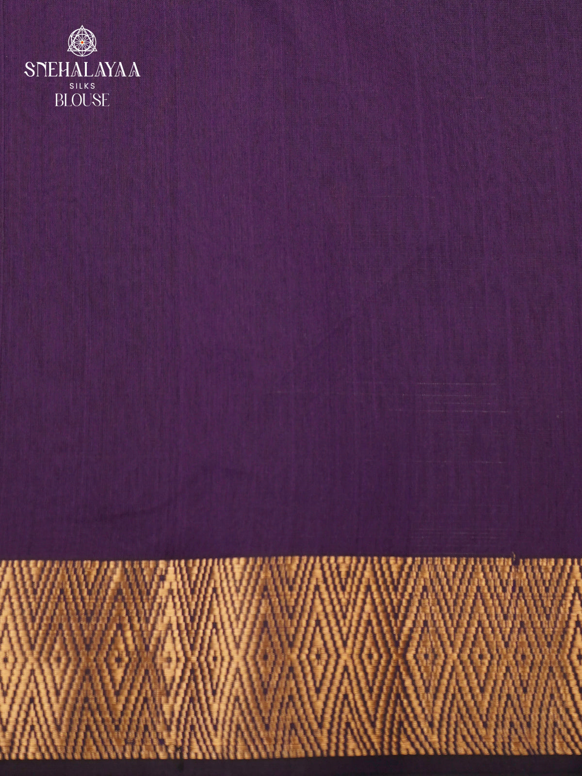 Navy Blue Maheshwari Silk Cotton Saree