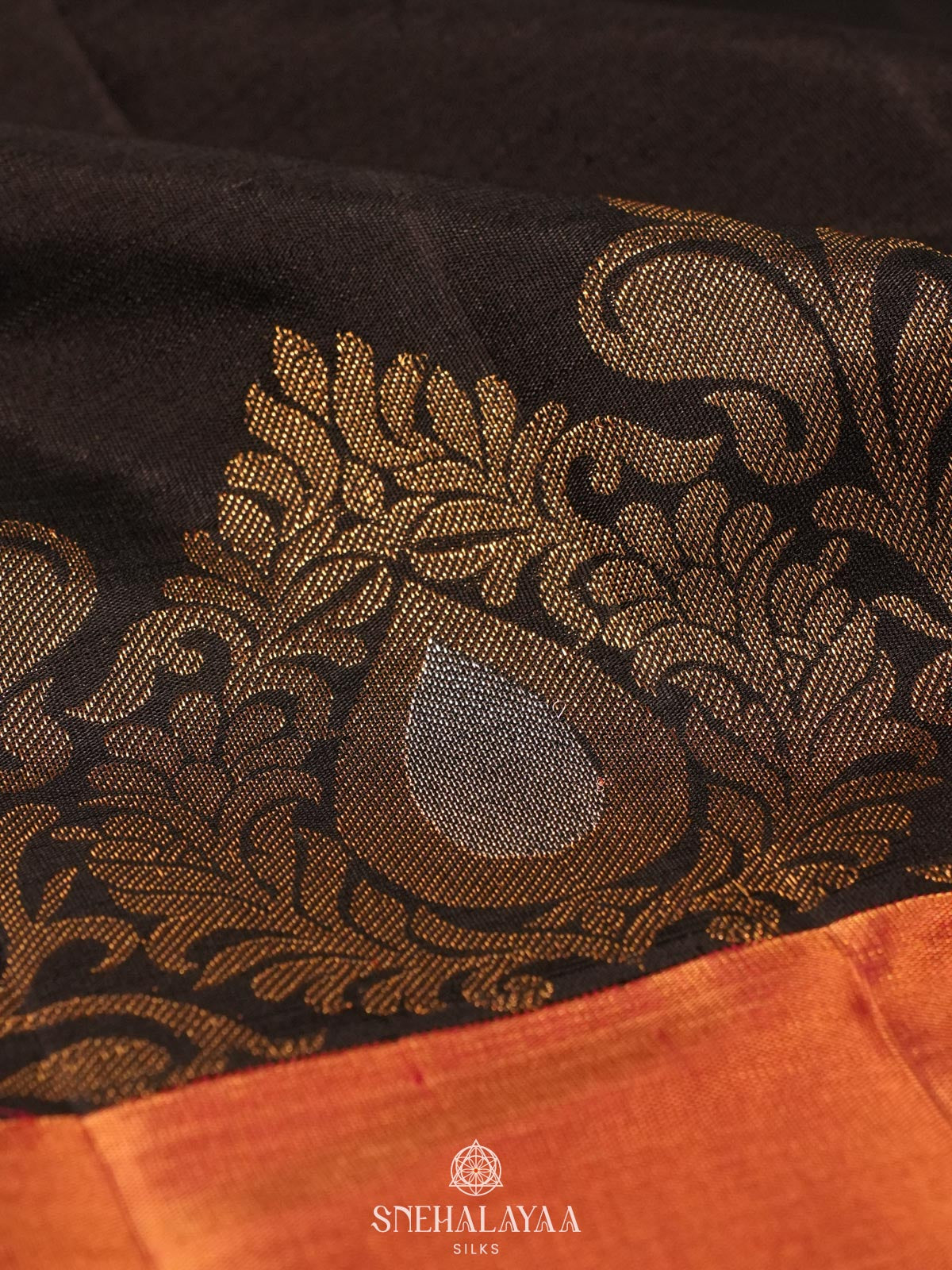 Black Kanjivaram Silk Saree