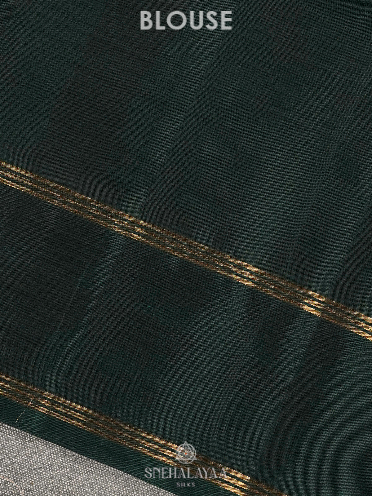 Forest Green Soft Silk Saree