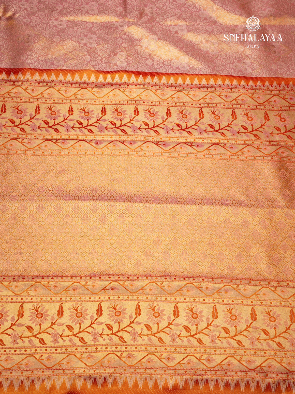 Gold Kanjivaram Silk Saree