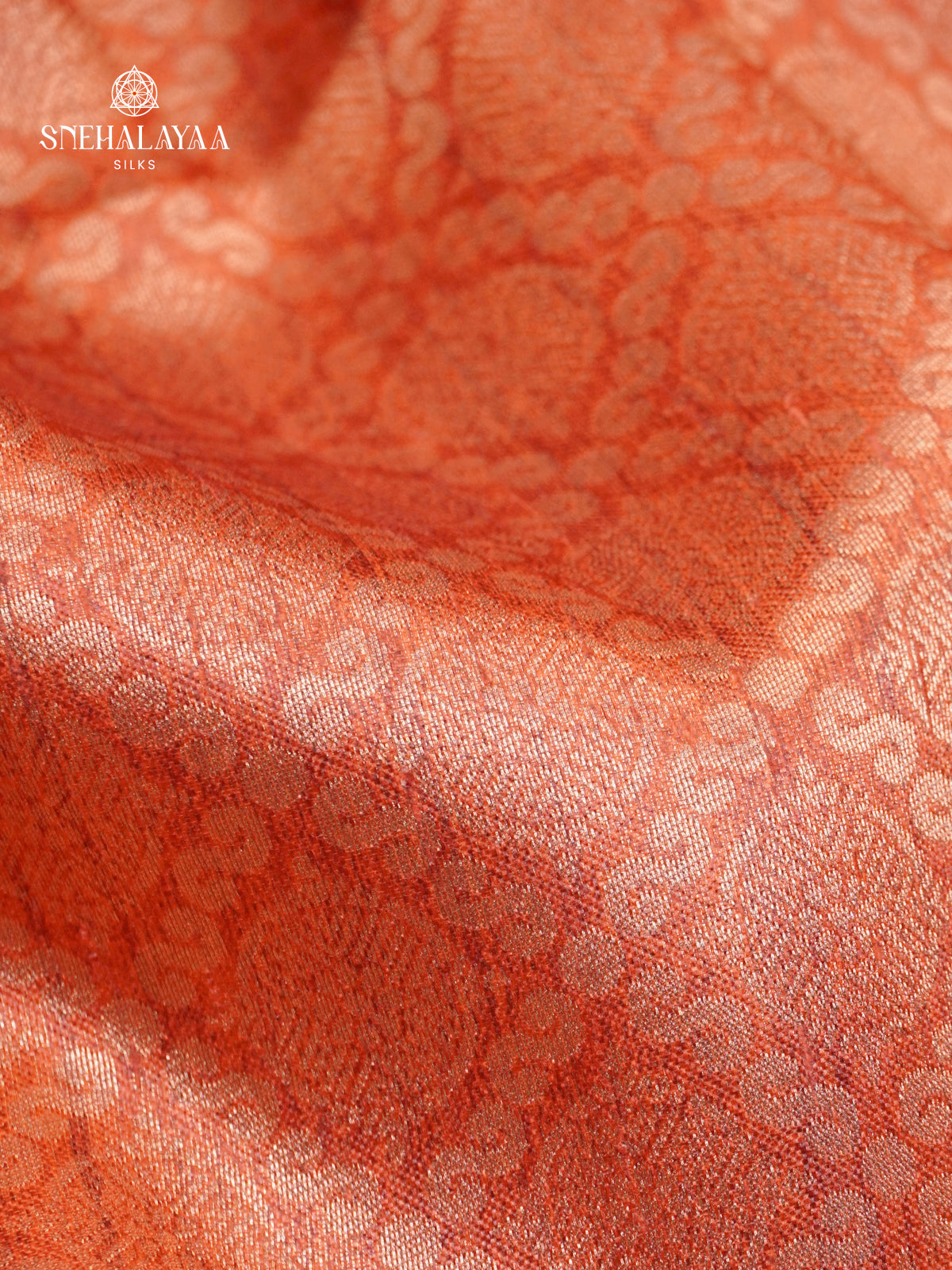 Orange Banaras Saree
