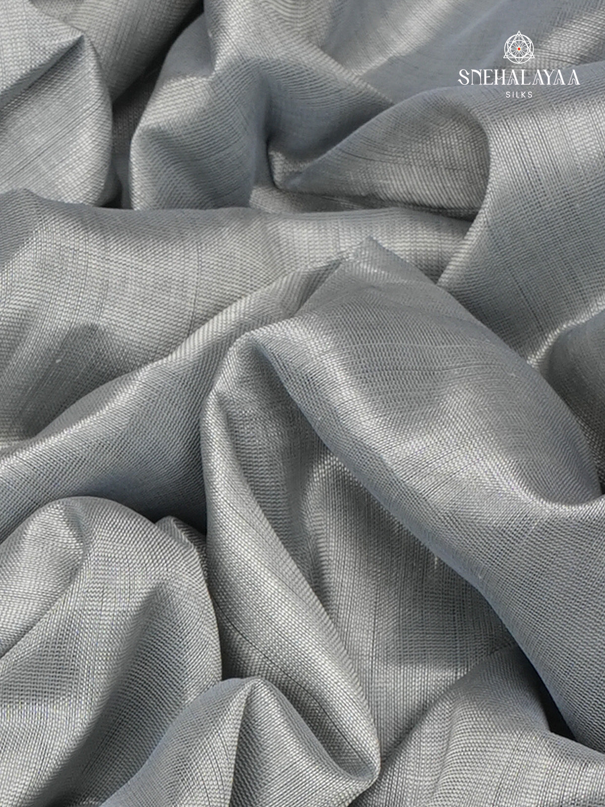 Grey Kanchi Silk Cotton  Saree