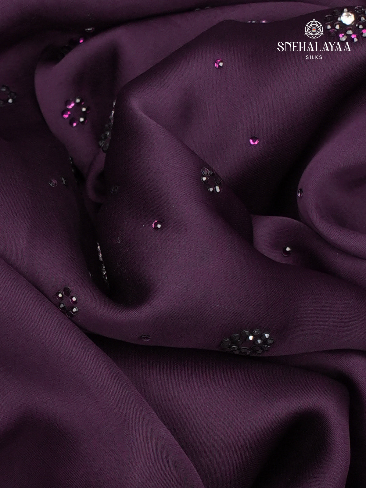 Purple Designer Saree
