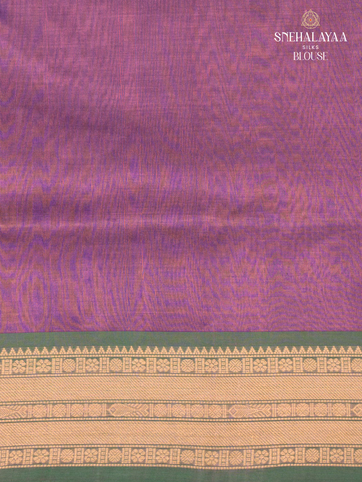 Violet Kanchi Silk Cotton Saree