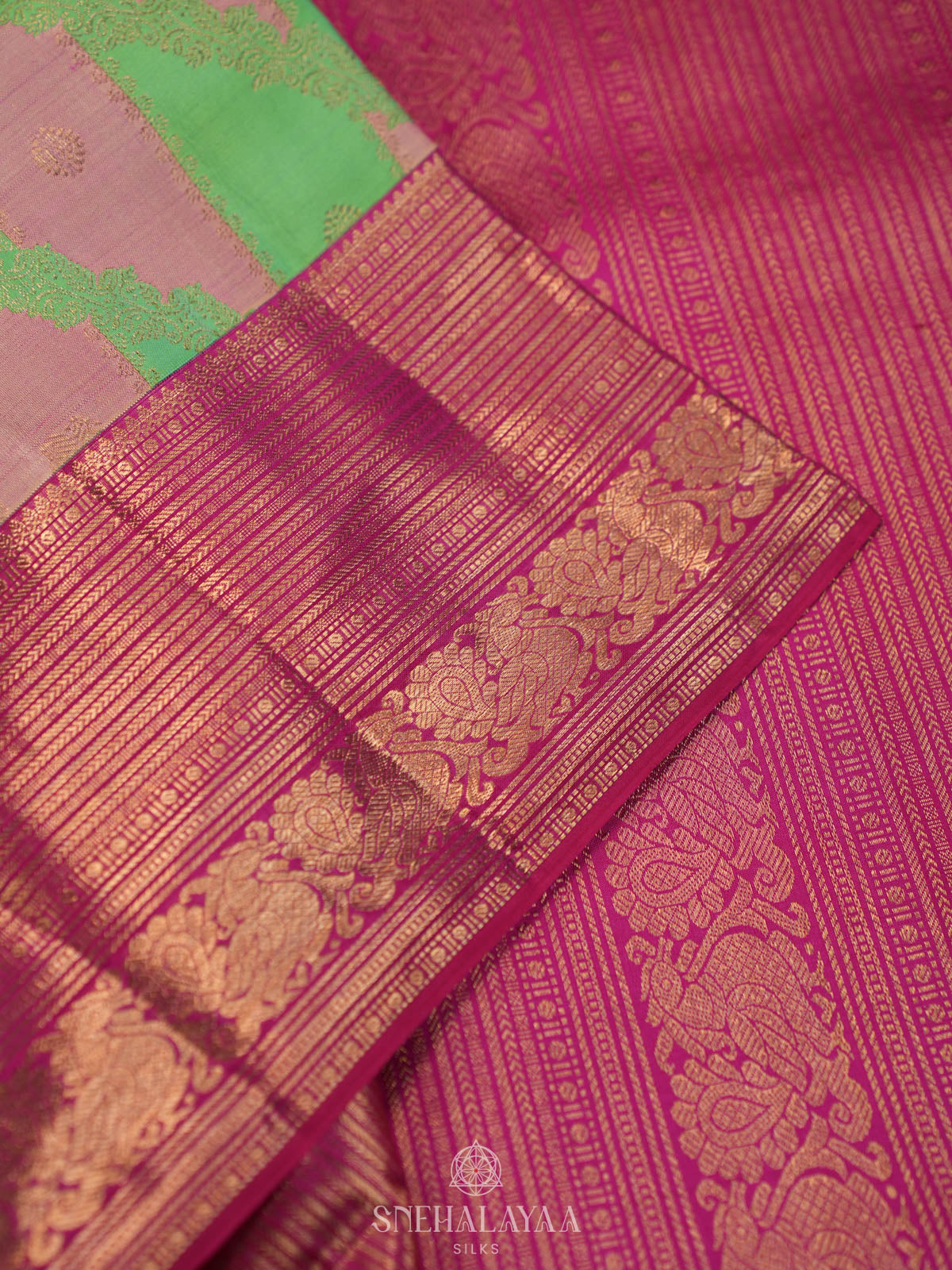 Green Kanjivaram Silk Saree