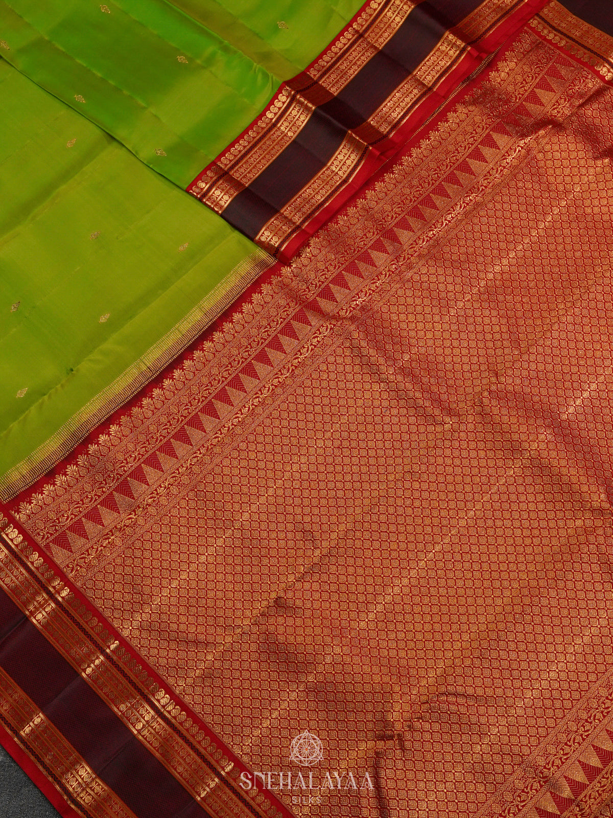 Green Kanjivaram Silk Saree