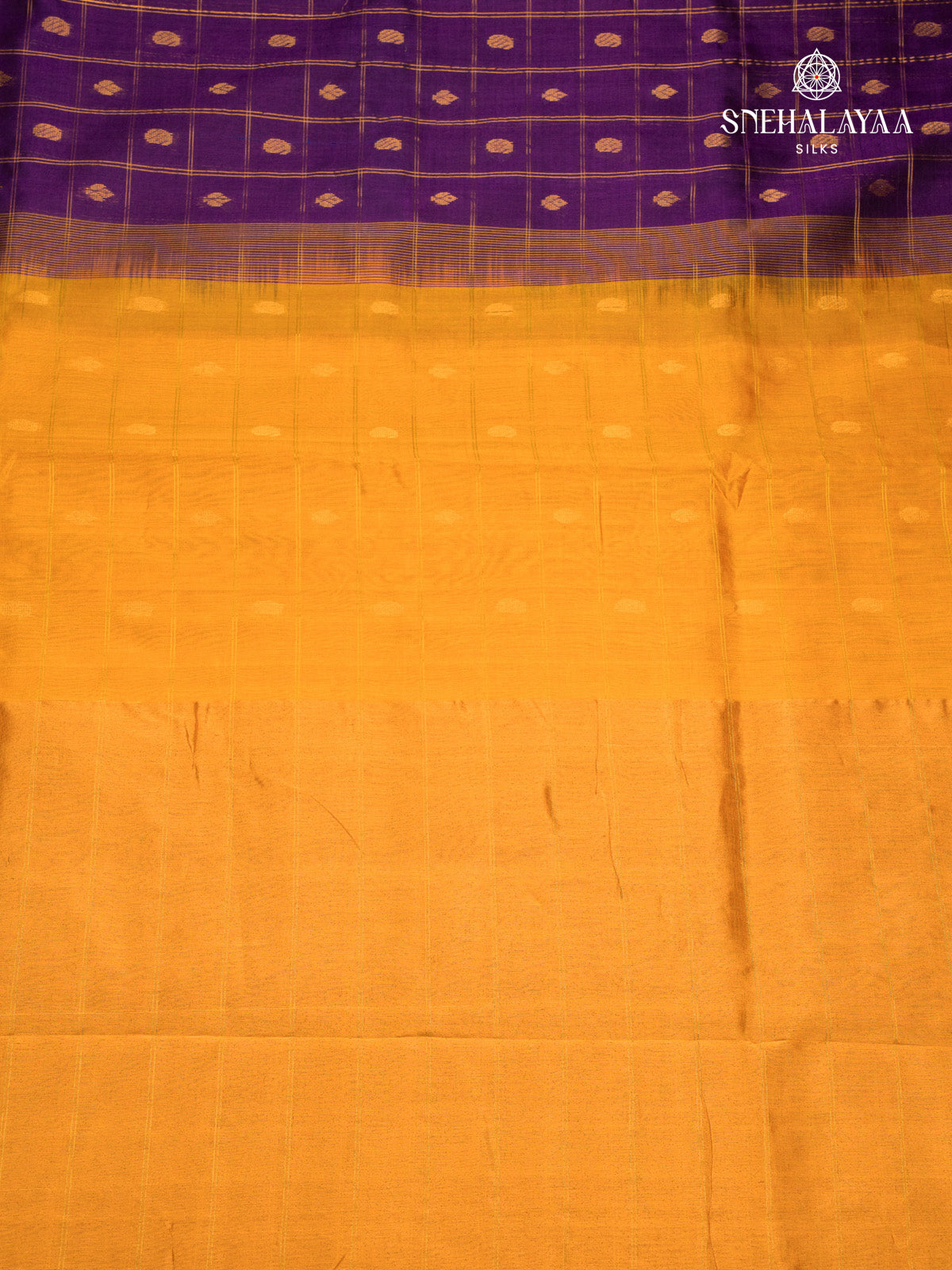 Purple Kanchi Silk Cotton Saree
