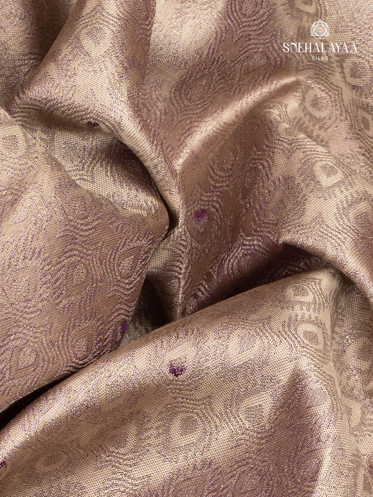 Sandal Kanjivaram Silk Saree