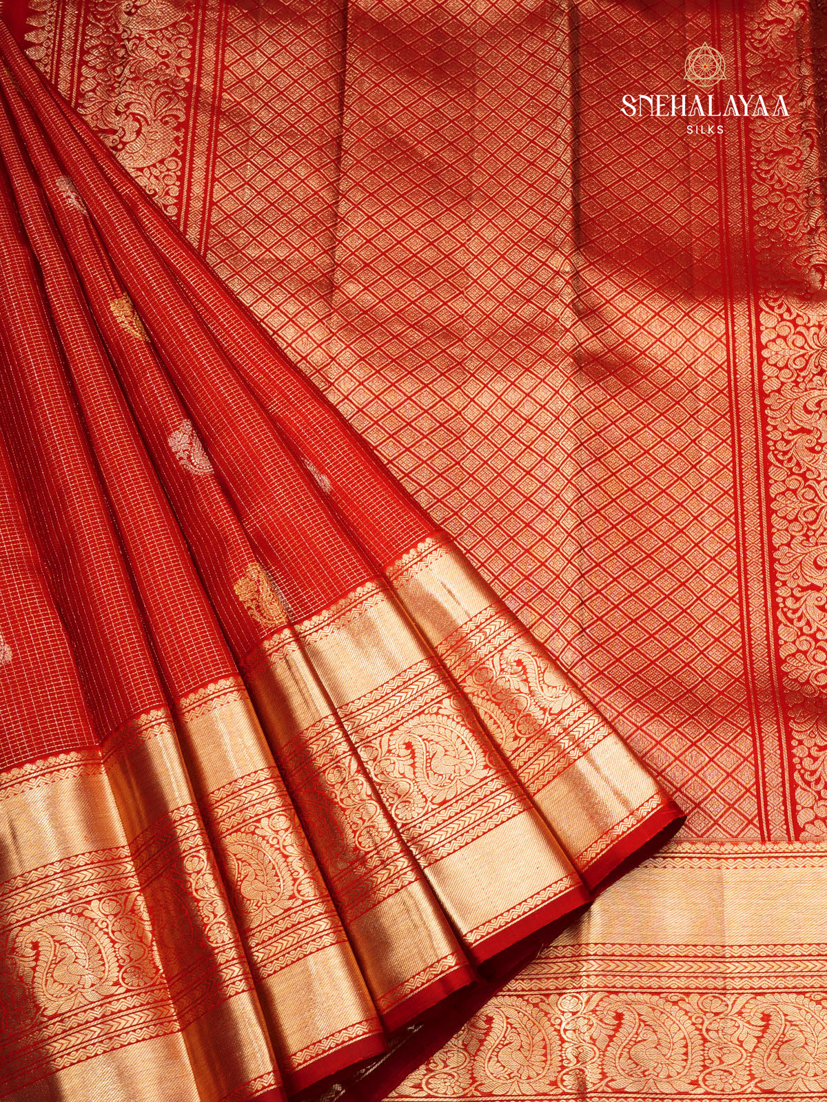 Red Kanjivaram Silk Saree