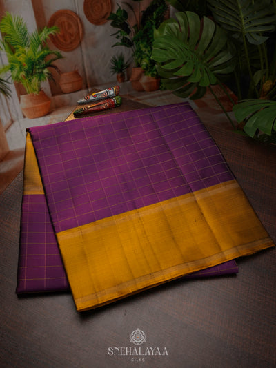 Purple Soft Silk Saree