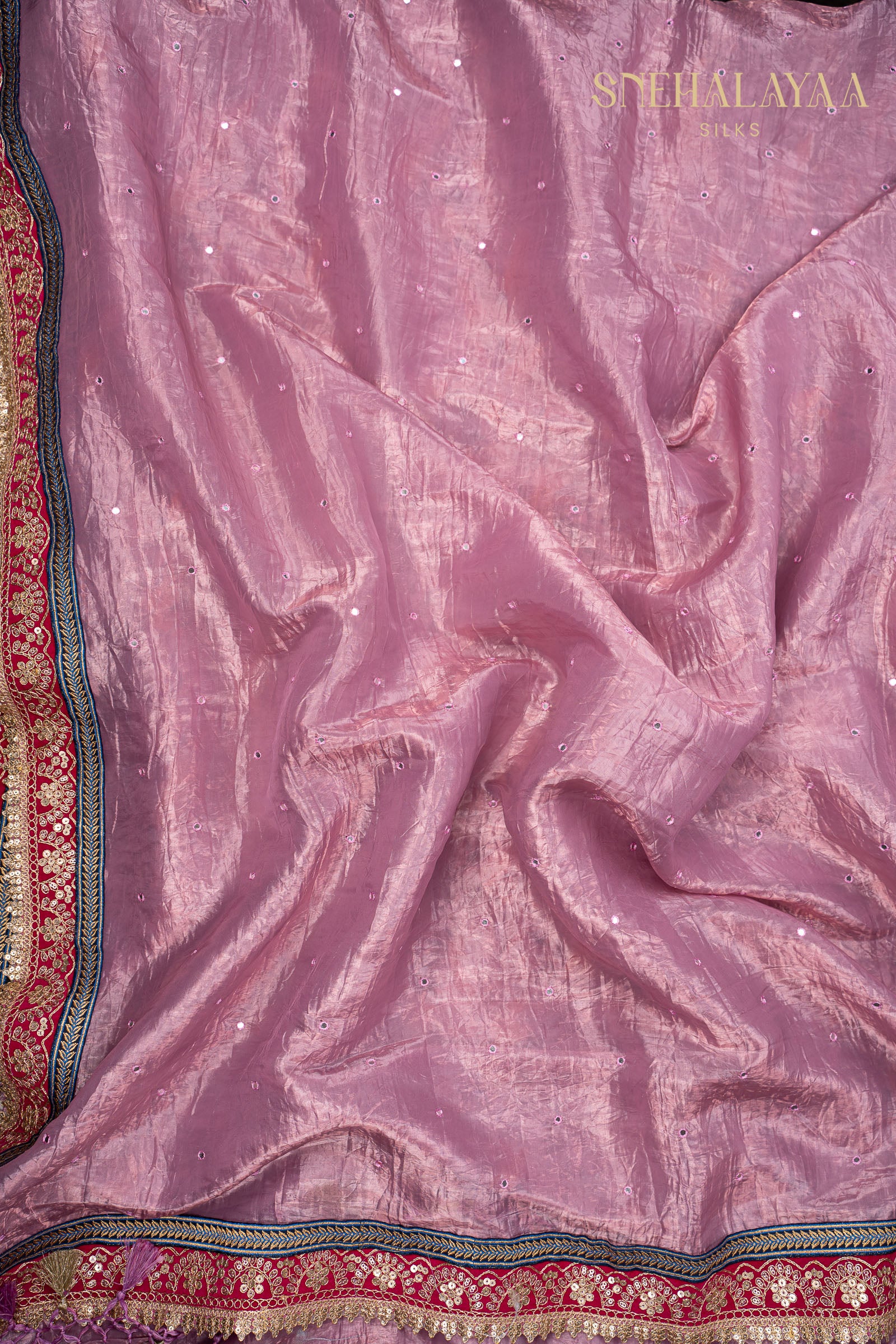 Lavender Designer Saree