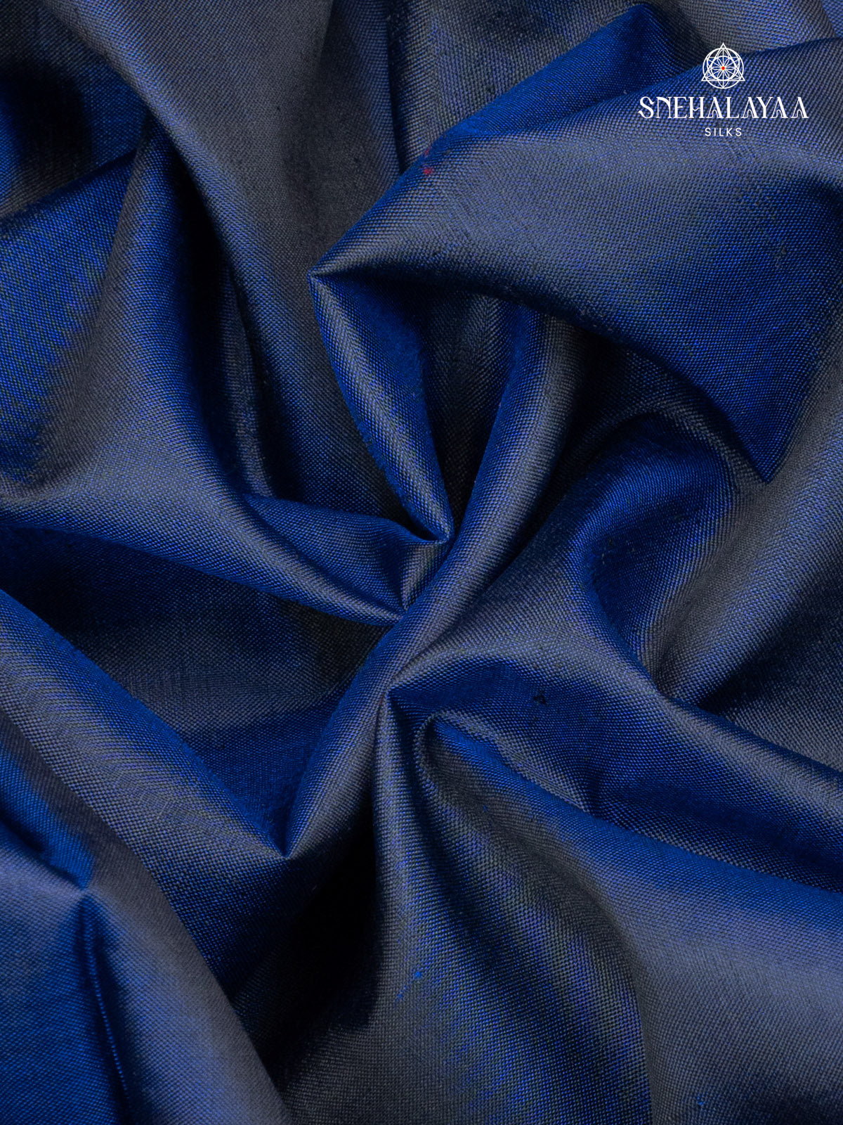 Navy Blue Katan Silk Saree