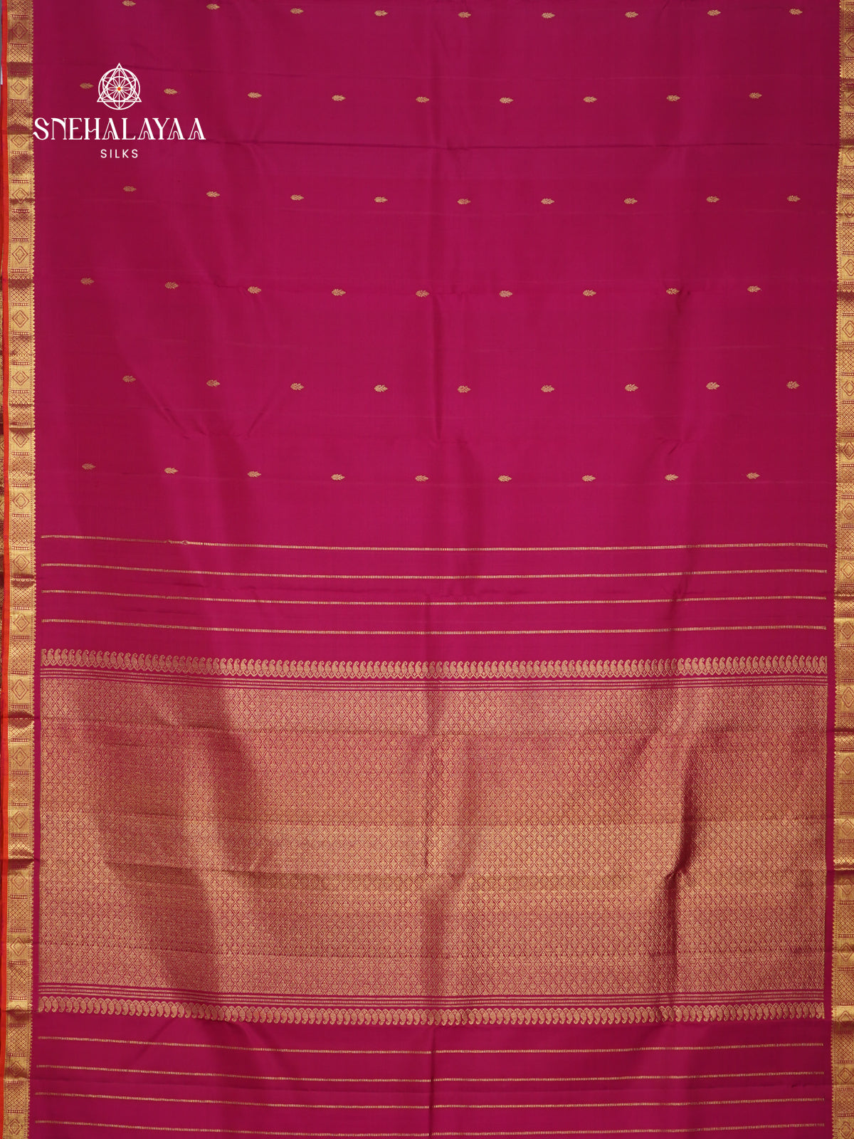 Burgundy Kanjivaram Silk Saree
