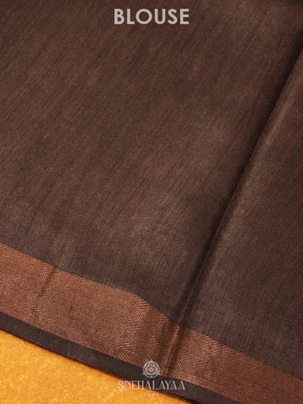 Olive green Chanderi Saree