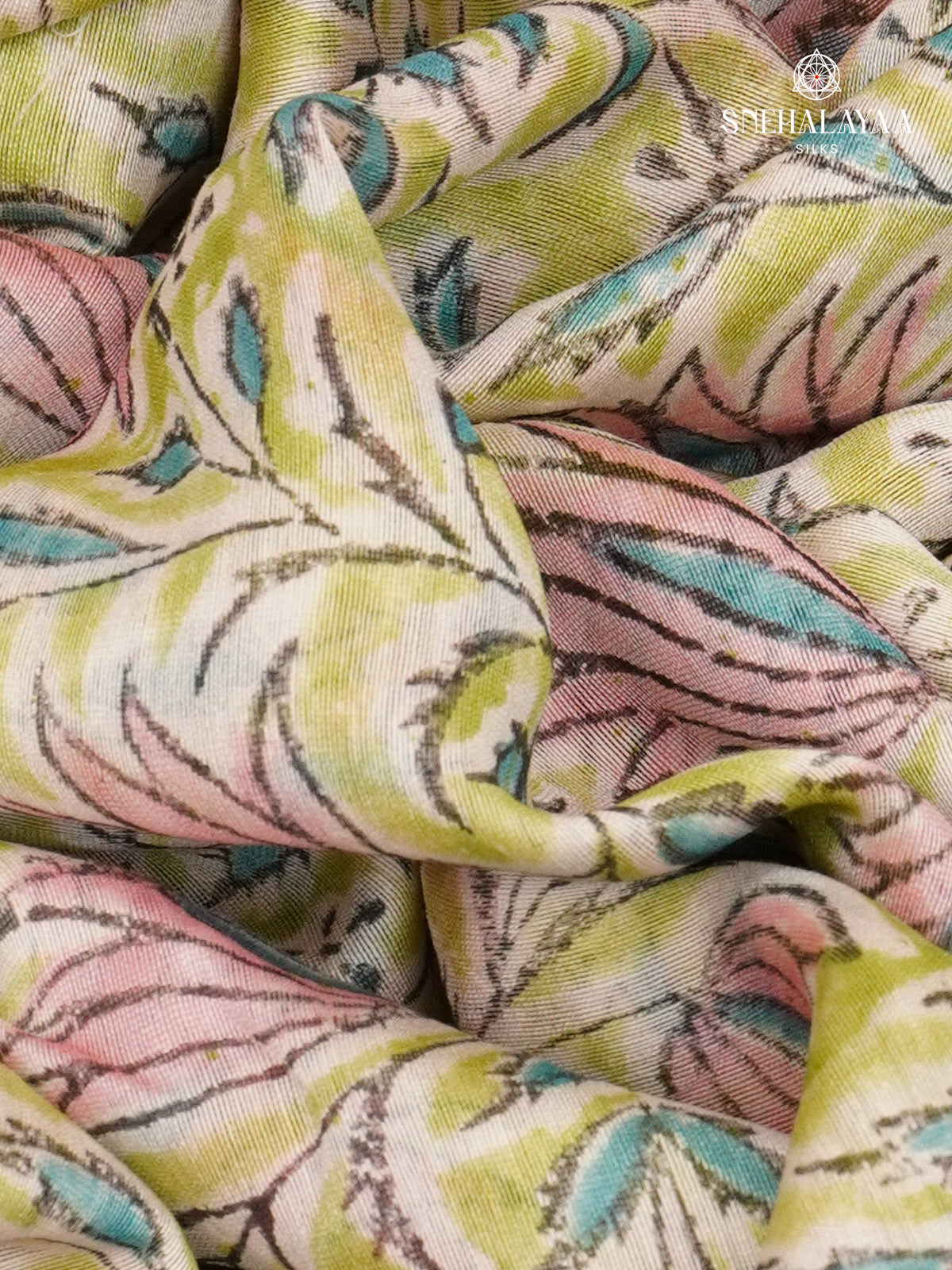 Sage Green Chanderi Saree