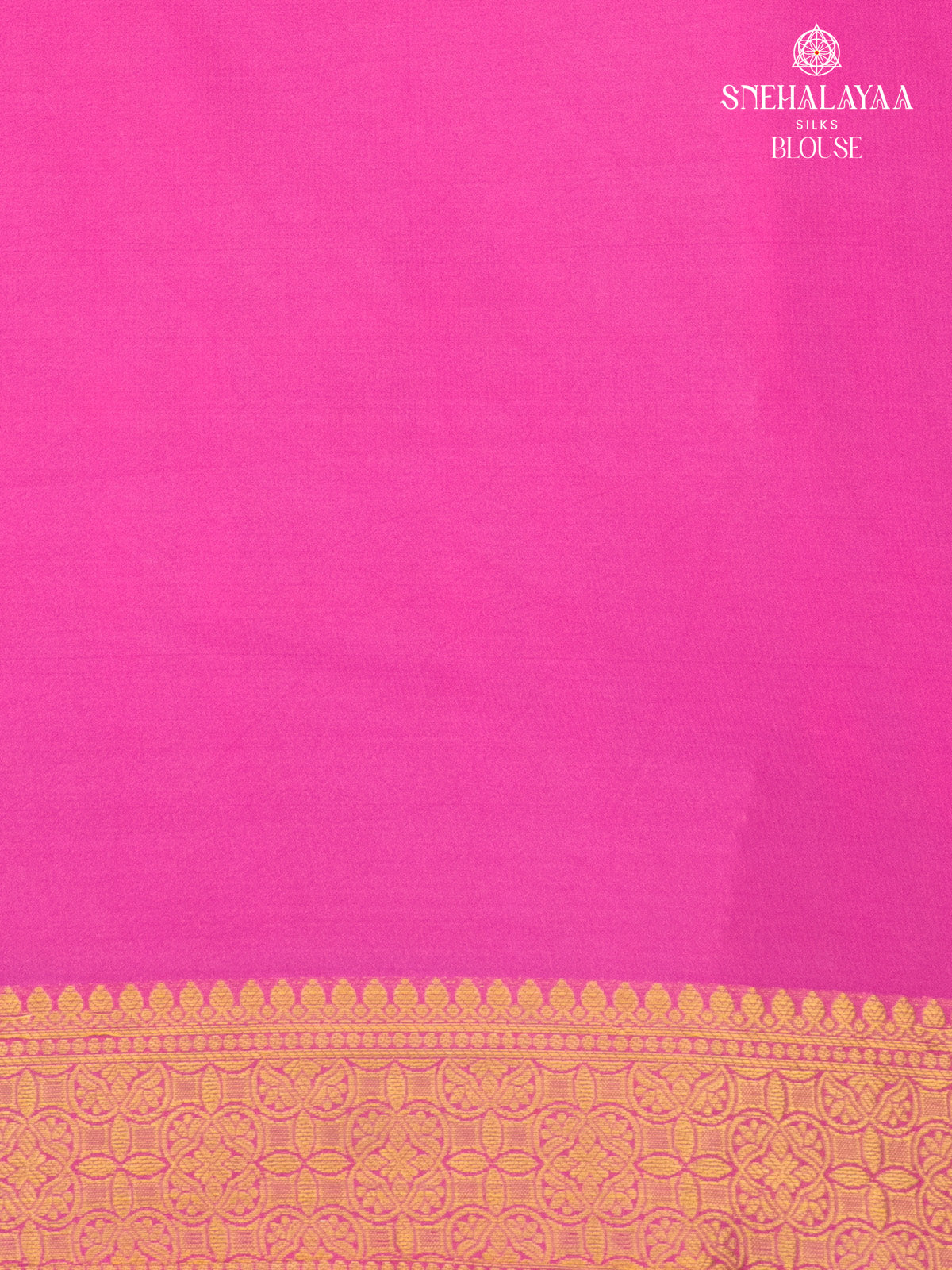 Orange Mysore Silk Saree