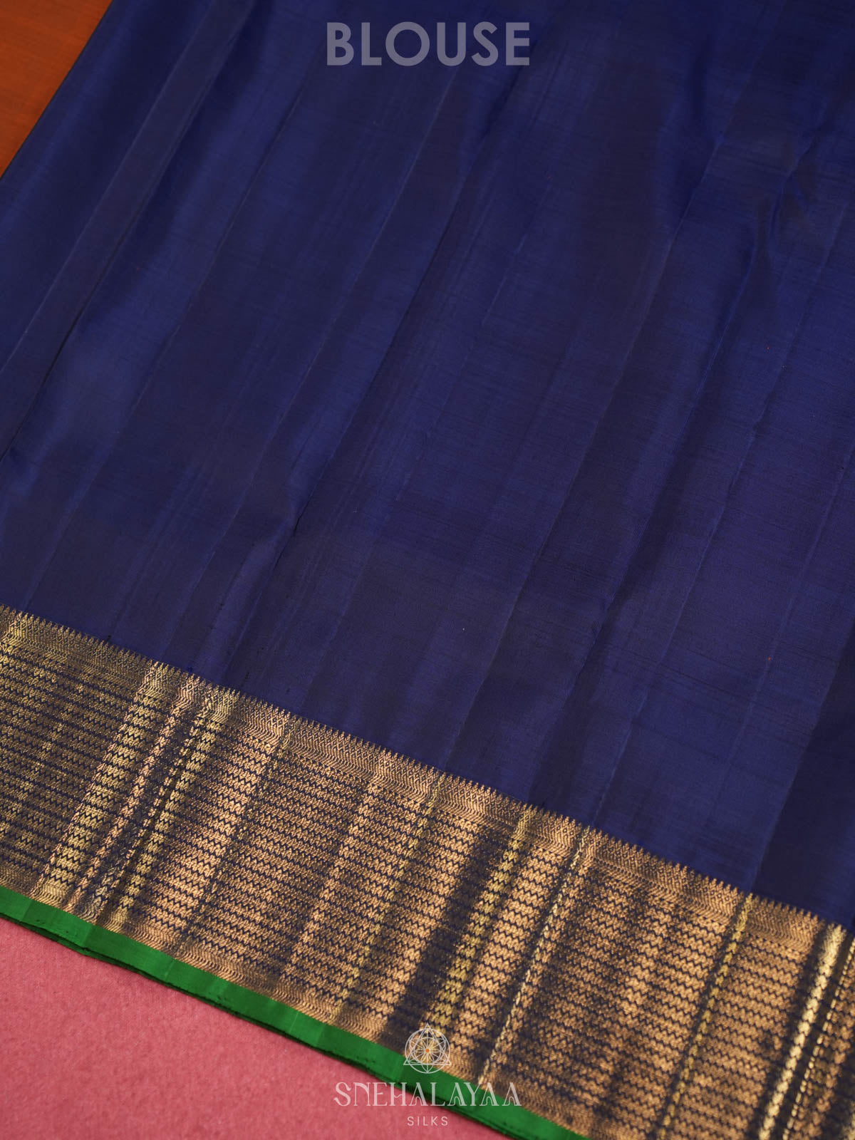 Rust Brown Kanjivaram Silk Saree