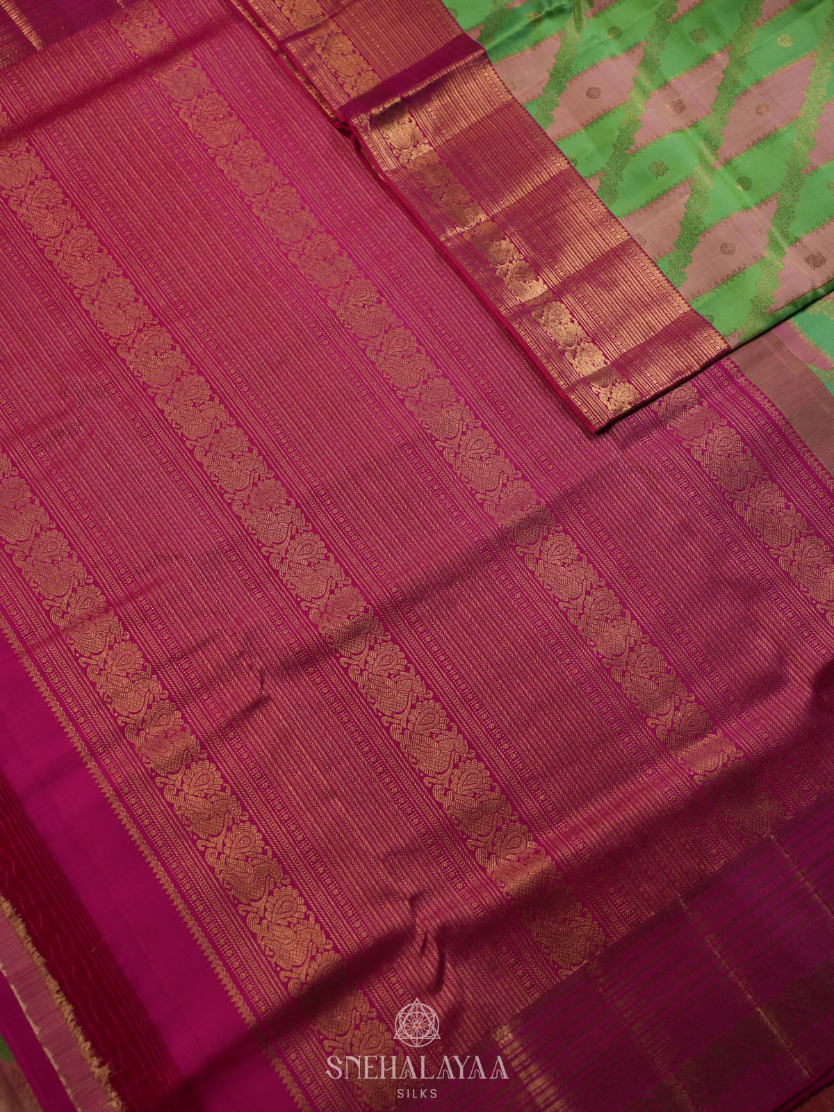 Green Kanjivaram Silk Saree