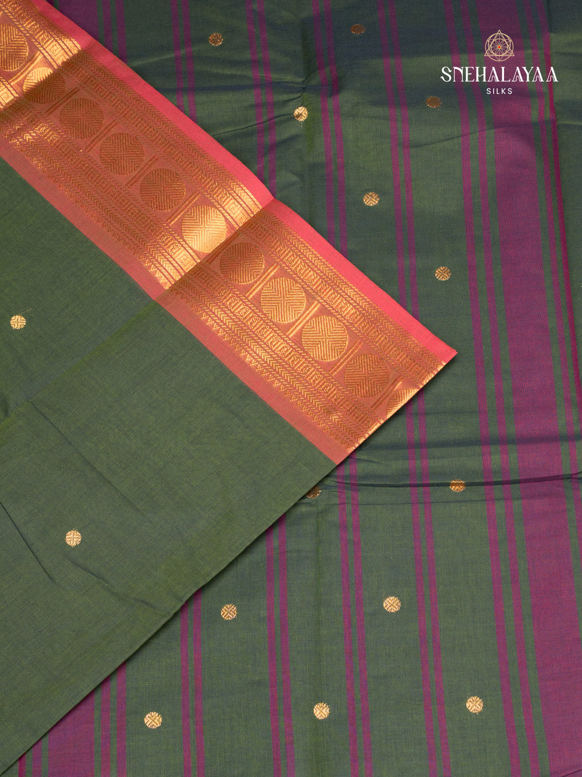 Green Chettinad Cotton Saree