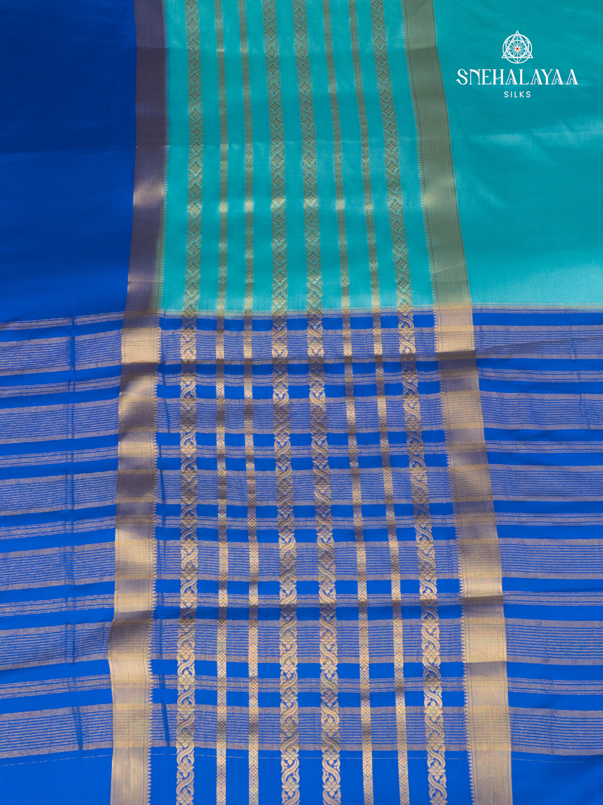 Royal Blue Mysore Silk Saree