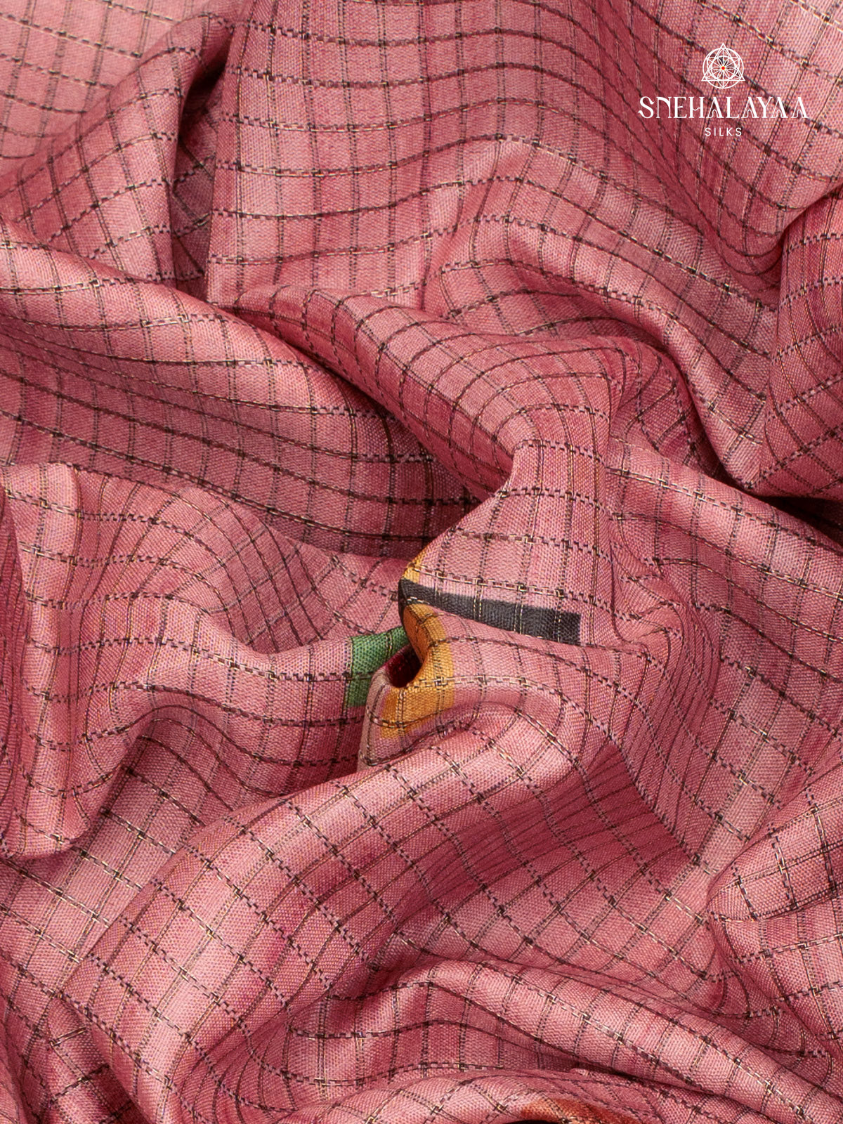 Multi Colour Tussar Saree