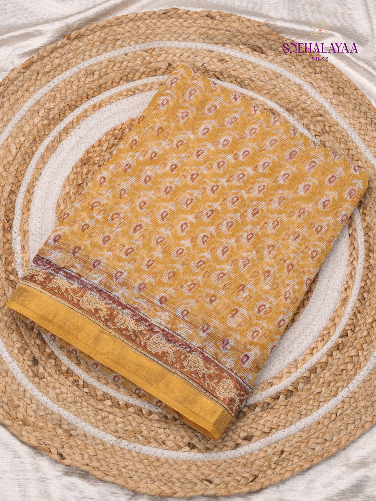 Light Yellow Kota Saree