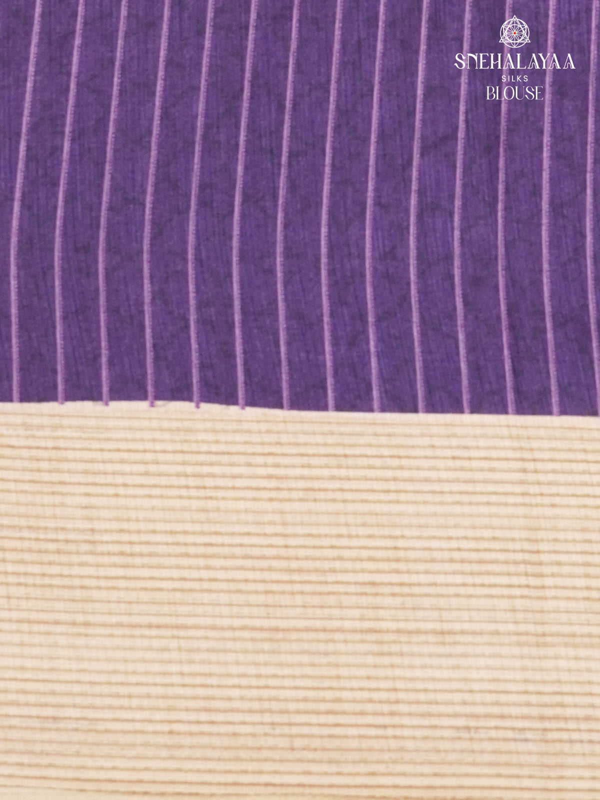 Purple Tussar Saree