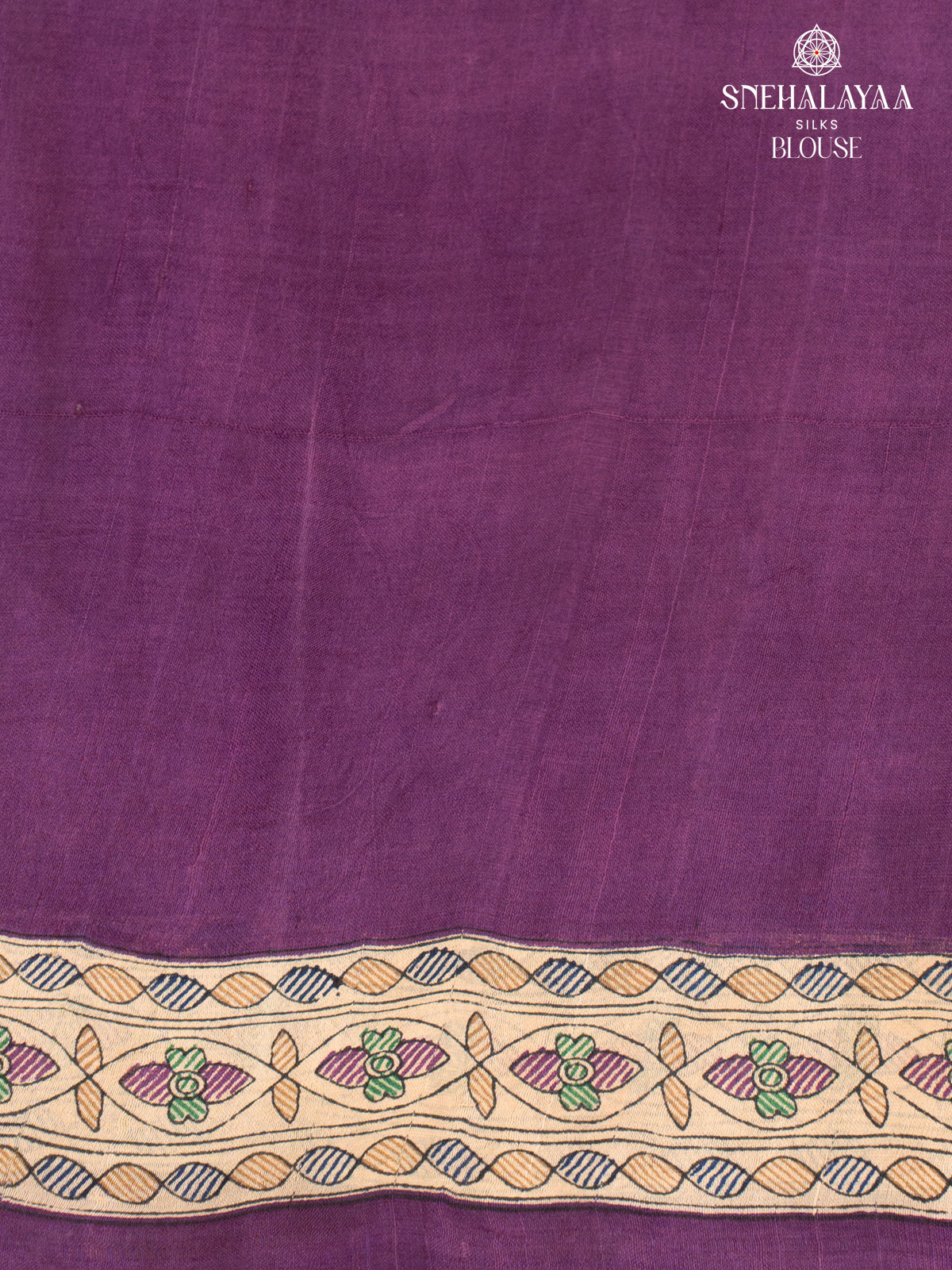 Sandal Printed Tussar Saree