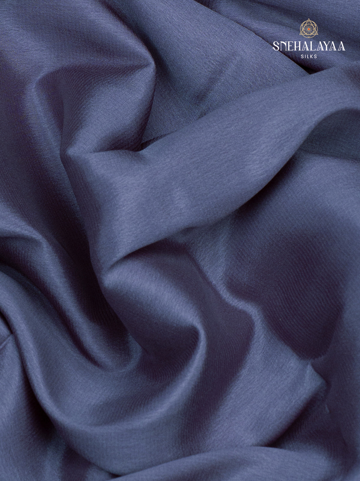 Grey Mysore Silk Saree