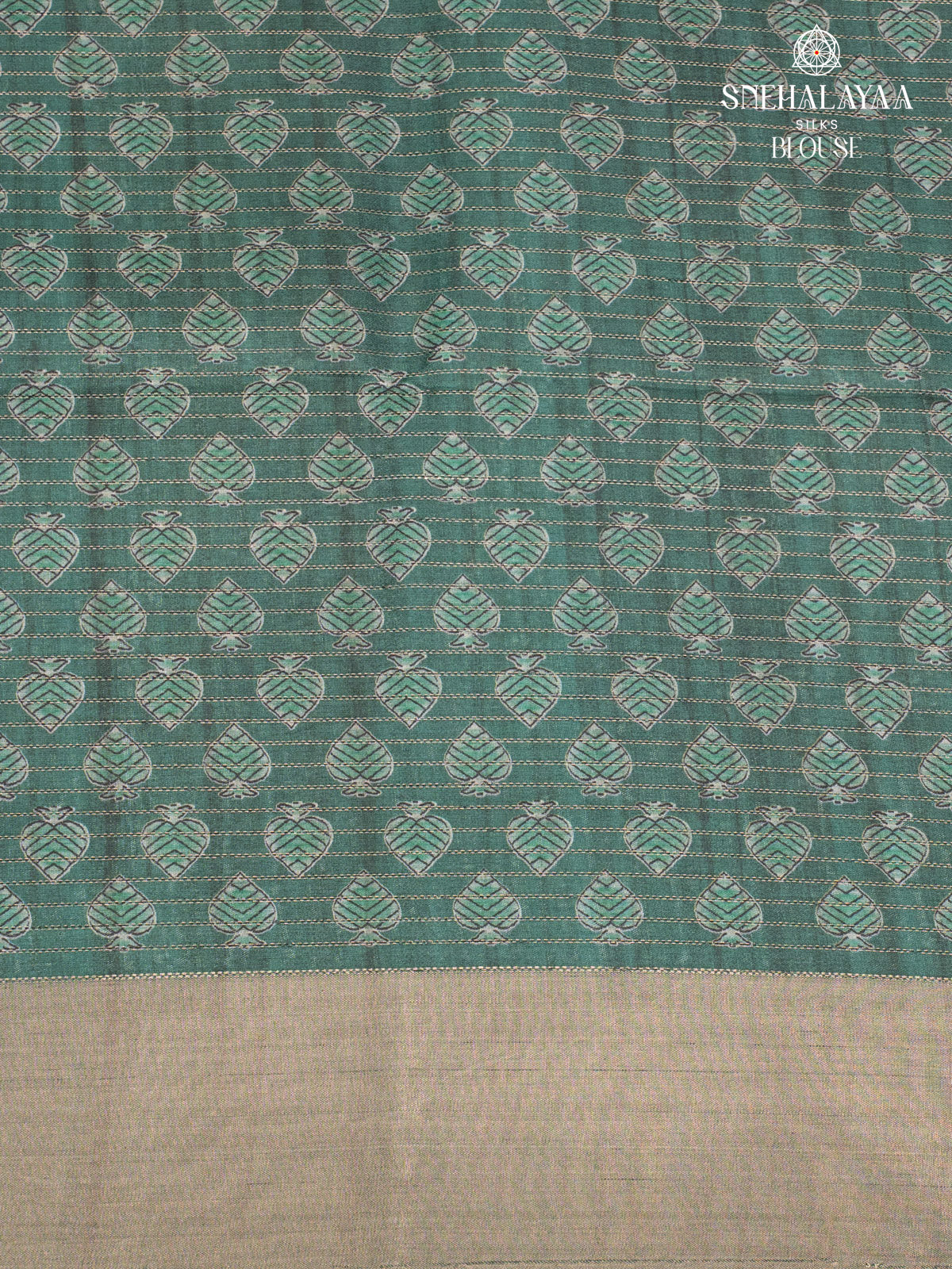 Burgundy Tussar Saree