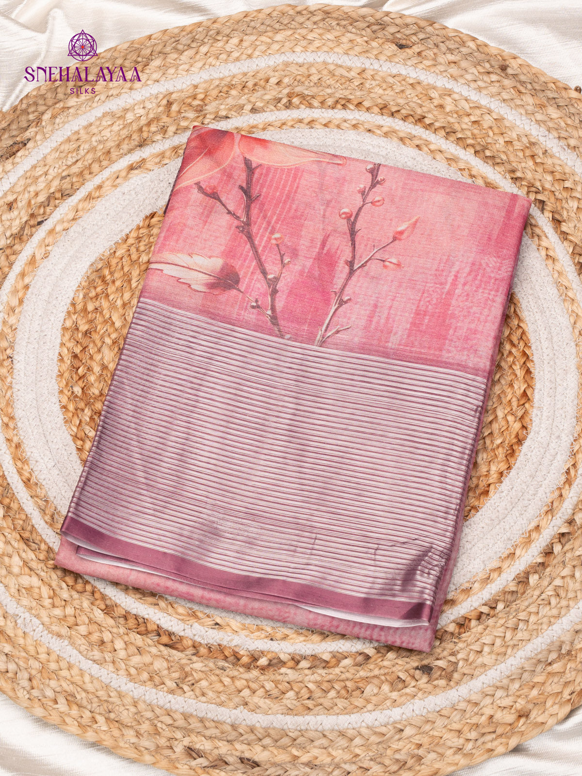 Pink Dola Silk Saree