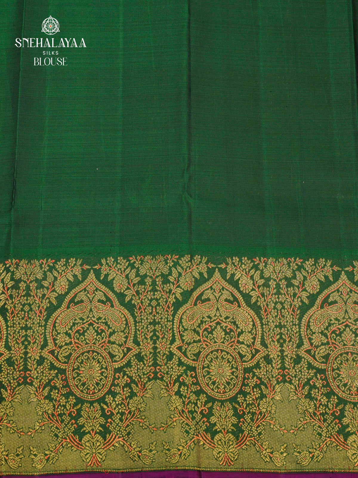 Orange Kanjivaram Silk Saree